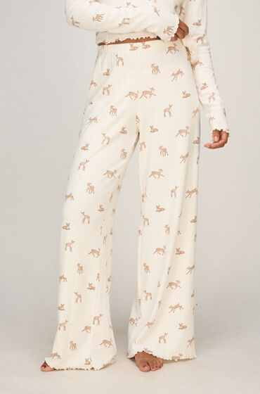 Hunkemöller Broek Loose Pointelle Wit