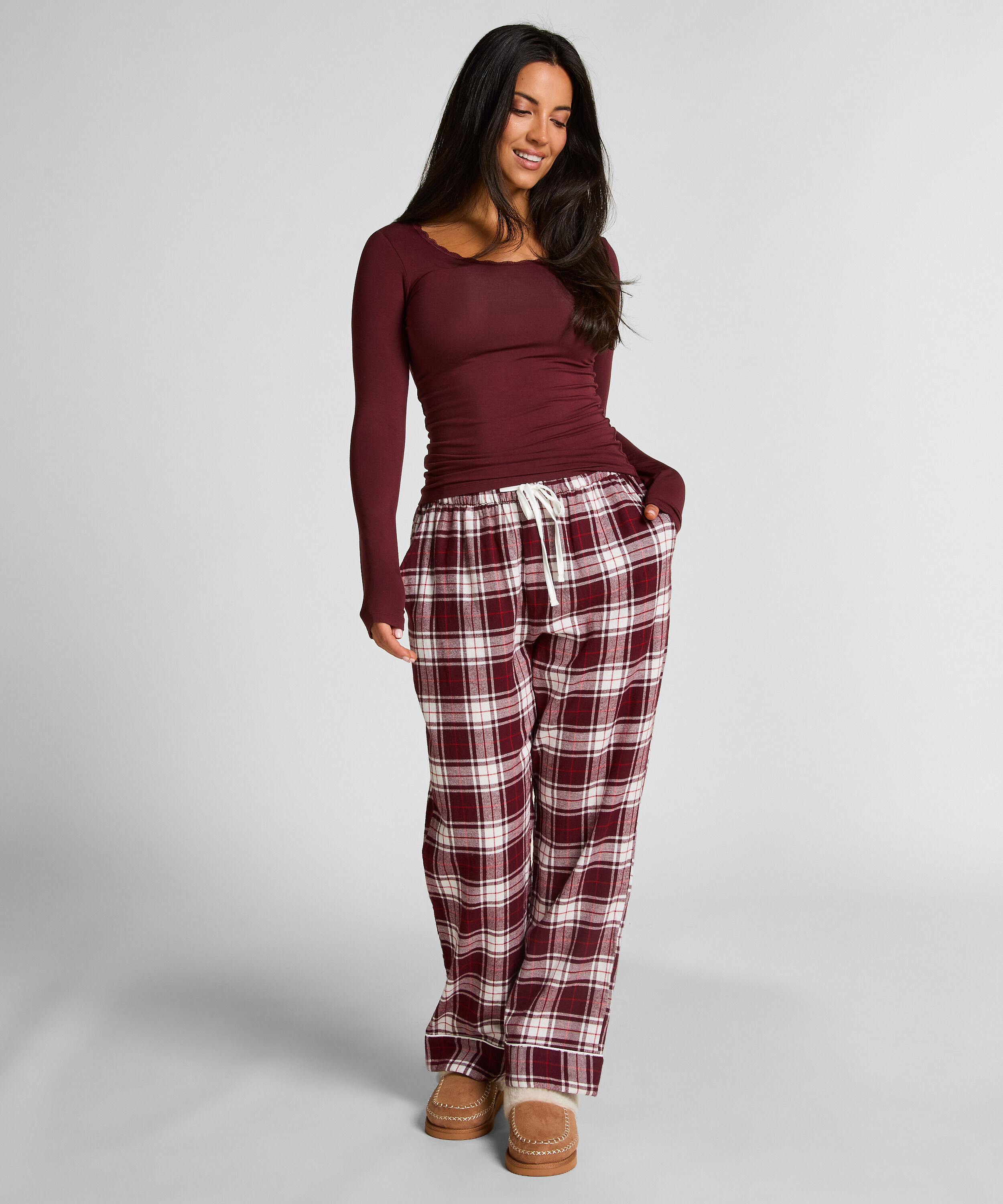 Petite pyjamabroek Flanel