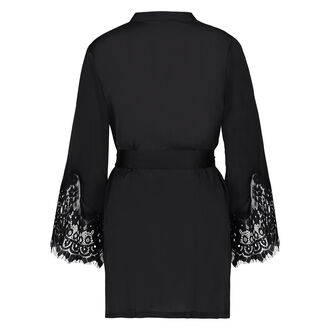 Kimono Satin, Zwart