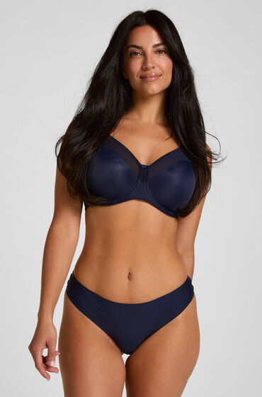 Hunkemöller Invisible brazilian Lace Back Blauw