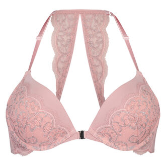 Voorgevormde push-up beugel bh Daphne, Roze