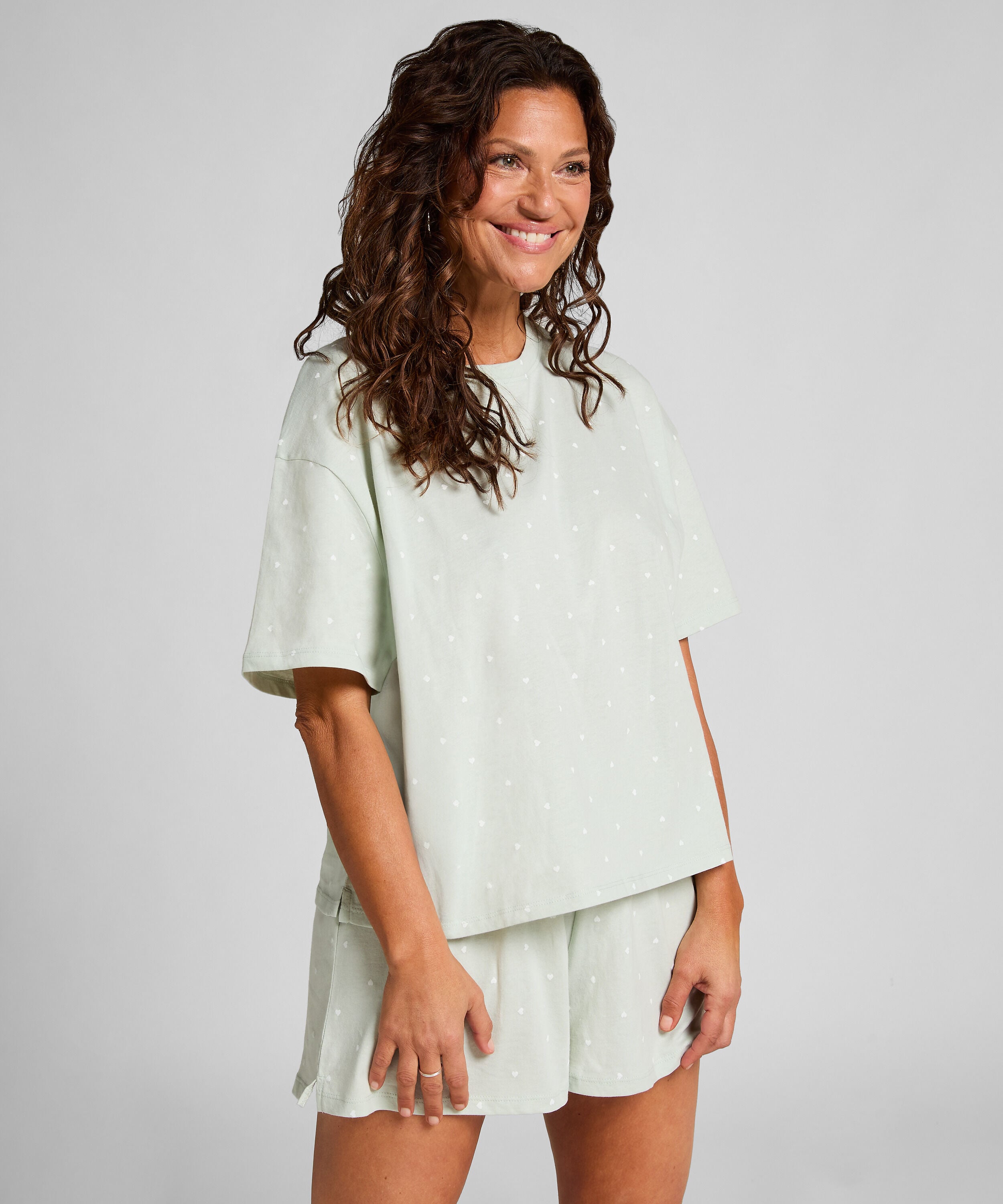 Pyjamaset Katoen, Groen