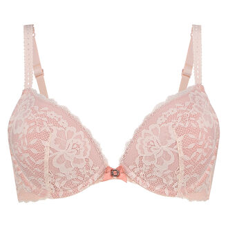 Voorgevormde push-up beugel bh Theresa, Roze