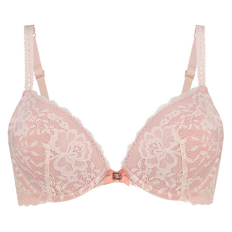 Voorgevormde push-up beugel bh Theresa, Roze