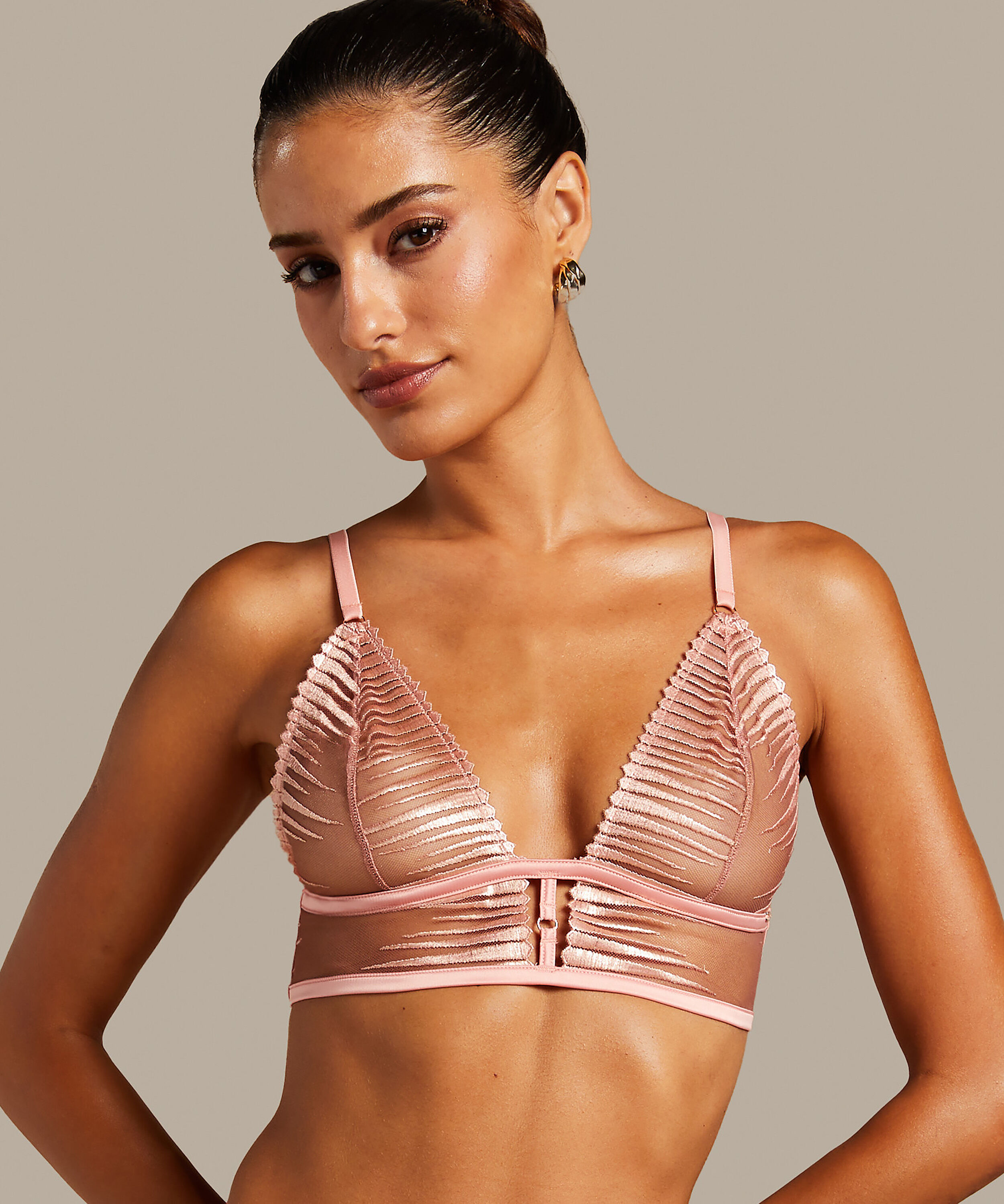 Bralette Alice, Roze Bralette Alice, Roze