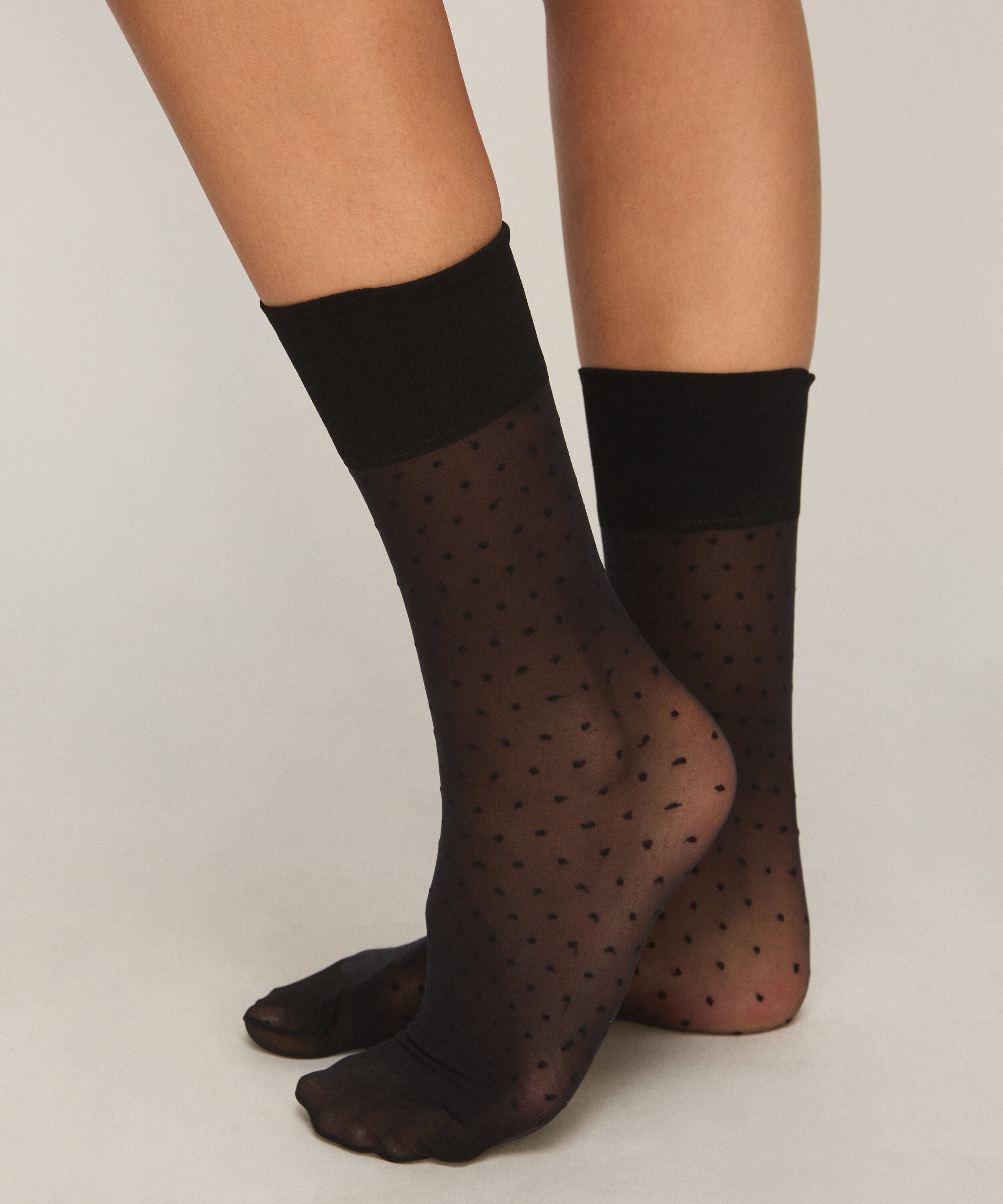 Sheer Sokken Dots