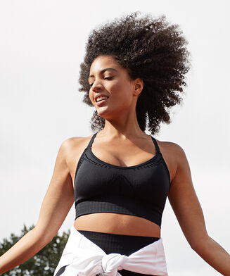 HKMX sport bh The comfort Level 1, Zwart