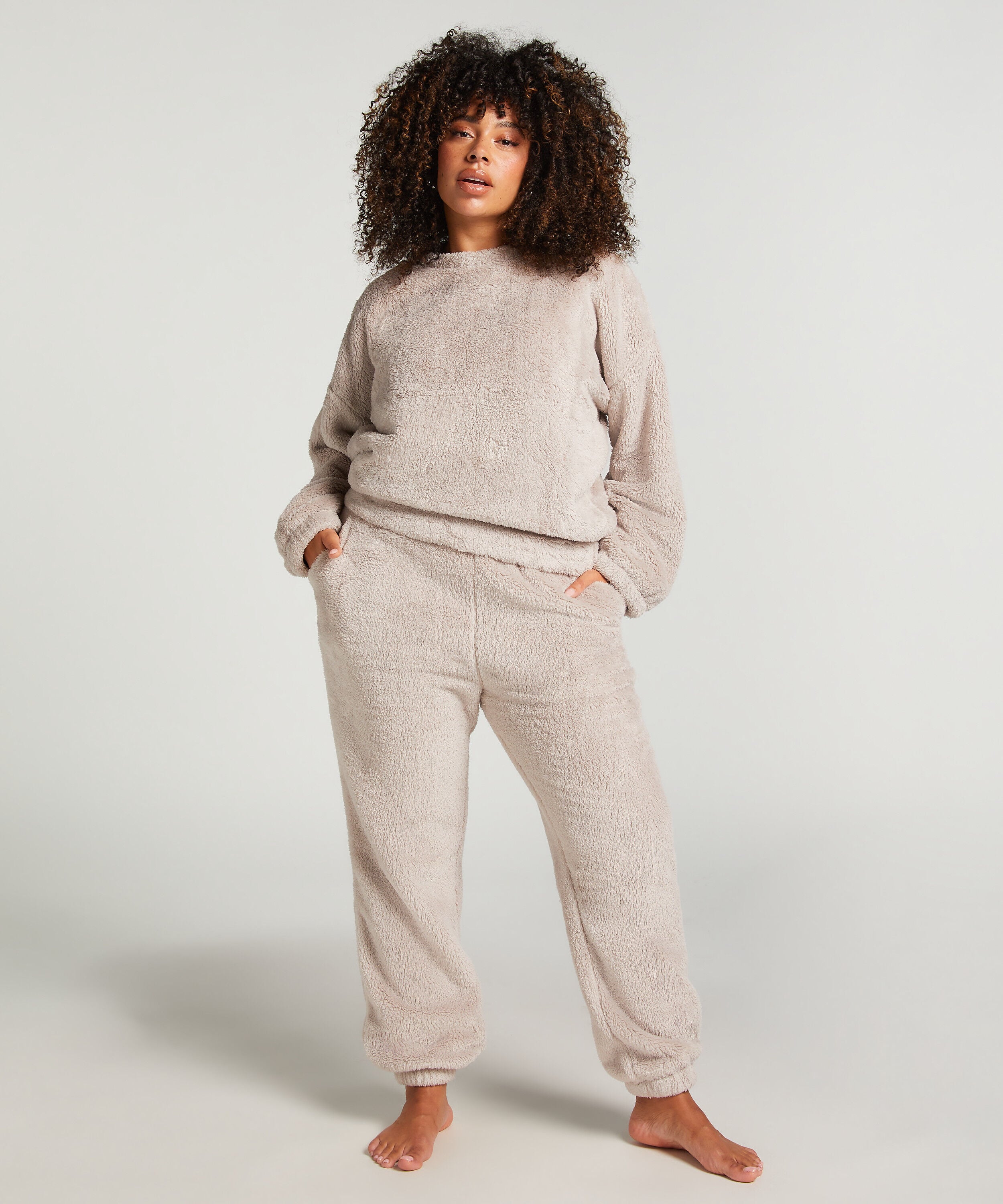 Joggingbroek Fleece Snuggle, Grijs