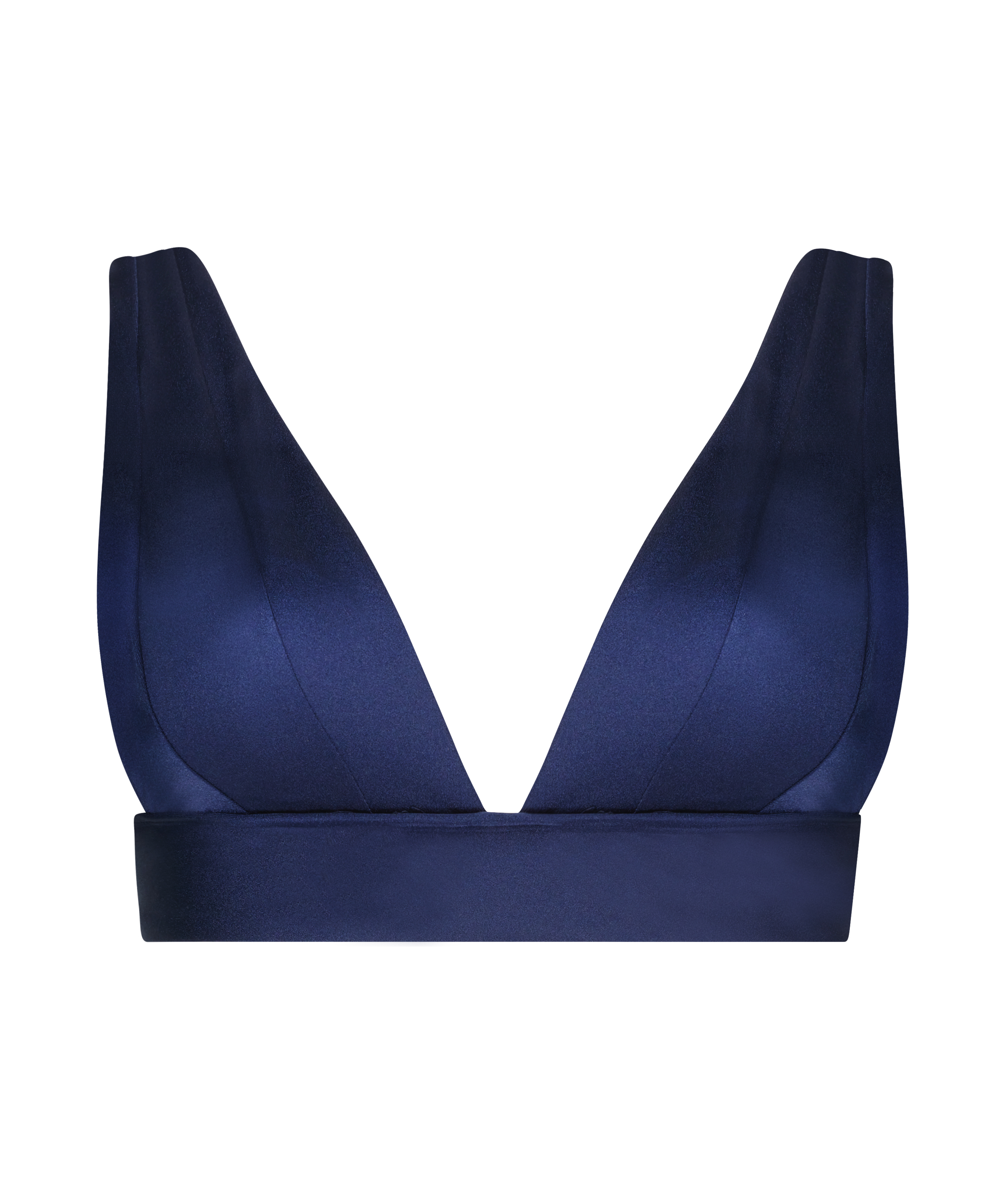 Triangel bikinitop Luxe, Blauw, main