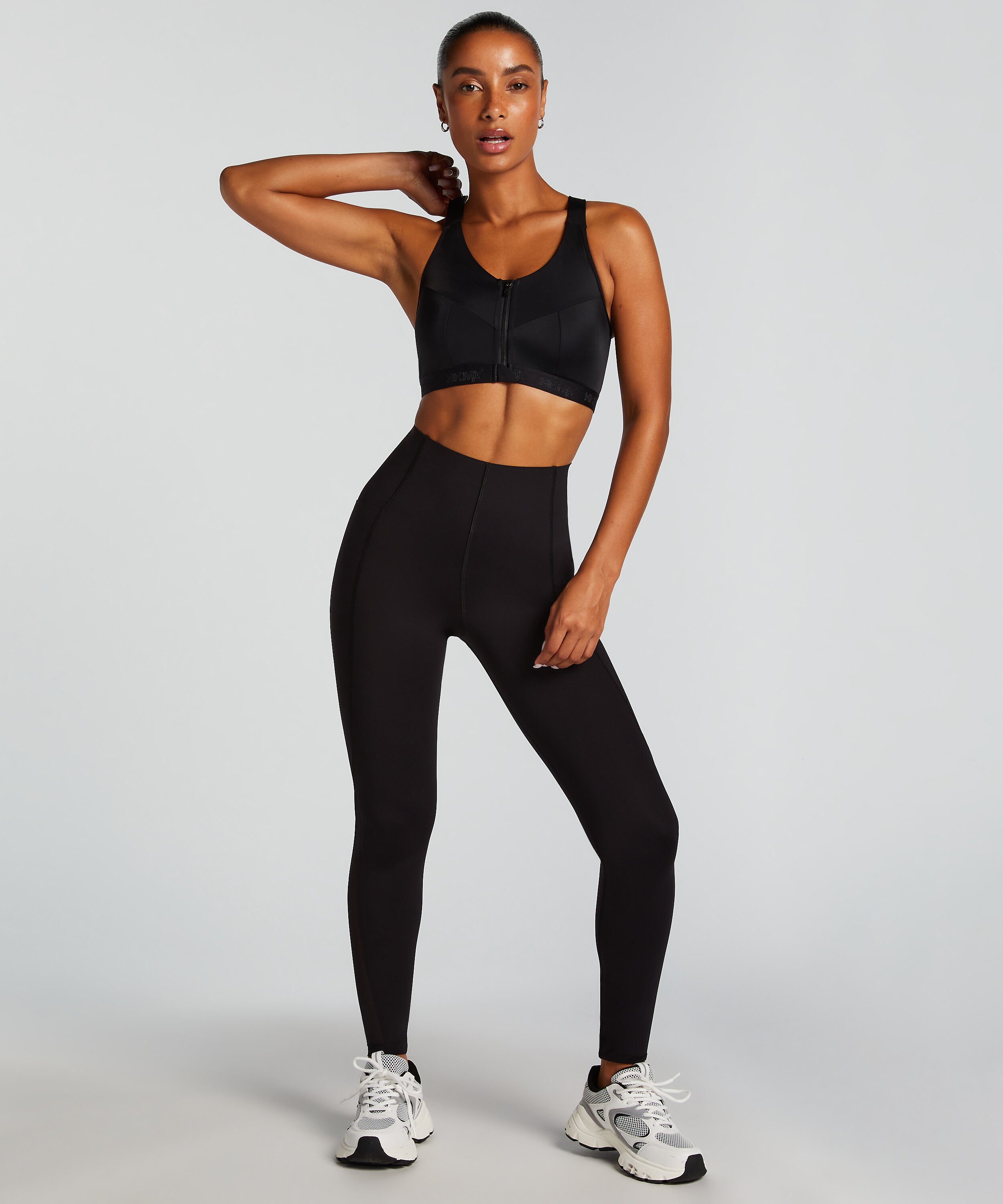 HKMX High waisted sport legging Boost, Zwart