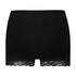 Shorts Velours Lace, Zwart