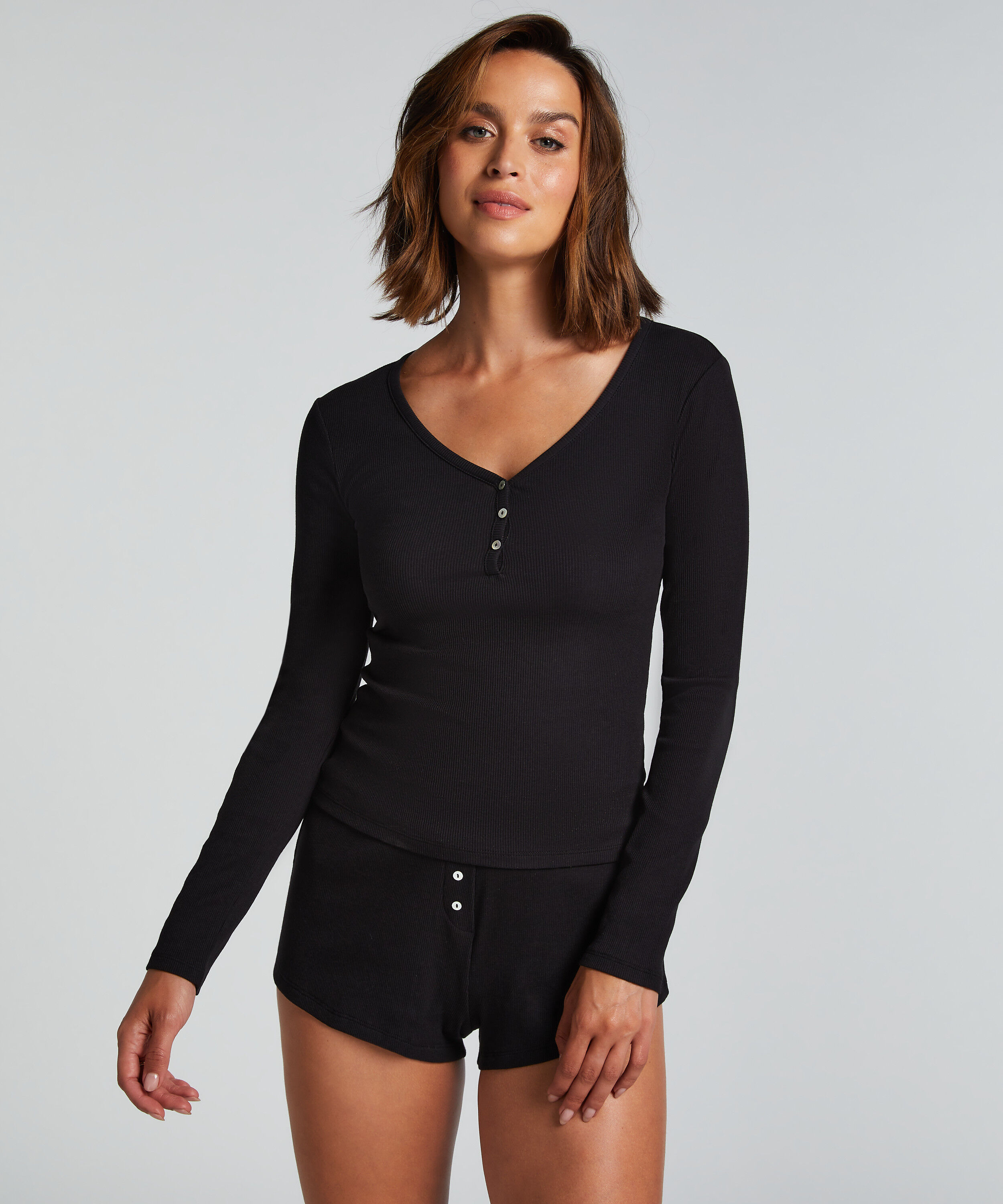 Pyjama set, Zwart