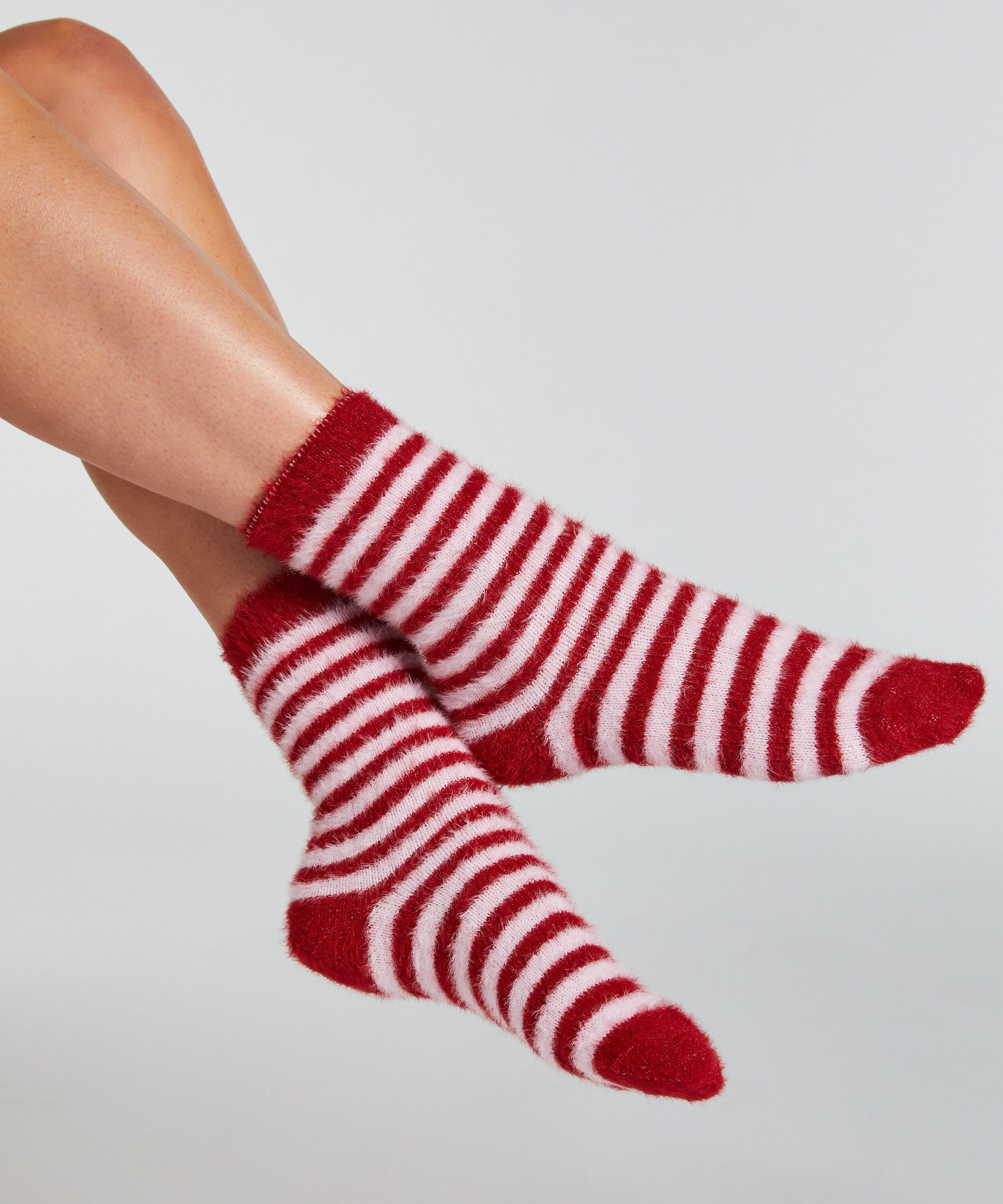 2 paar sokken Cosy, Rood