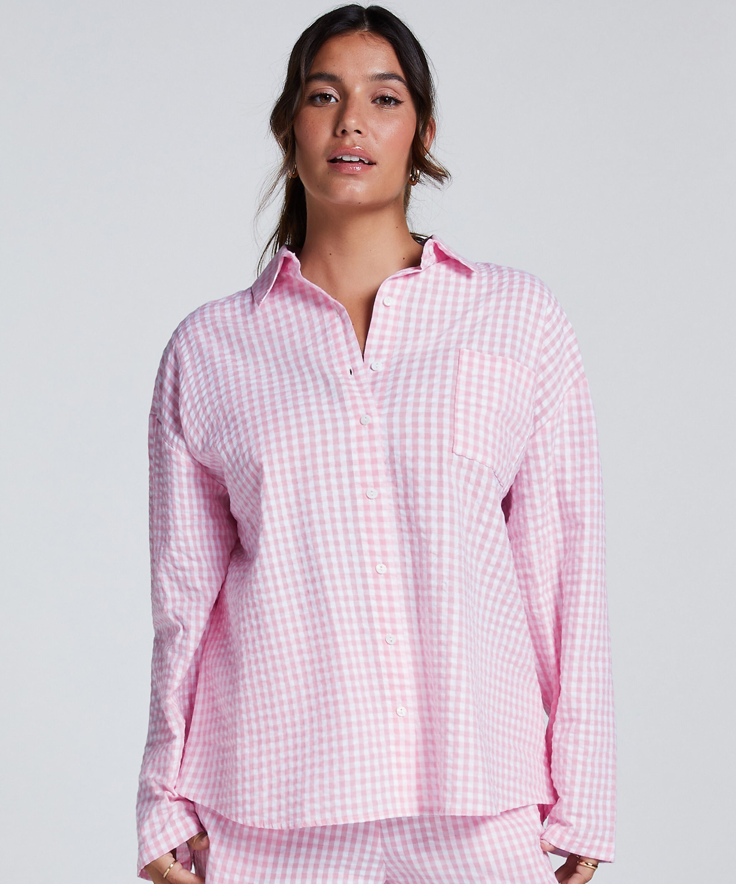 Pyjamatop Katoen, Roze
