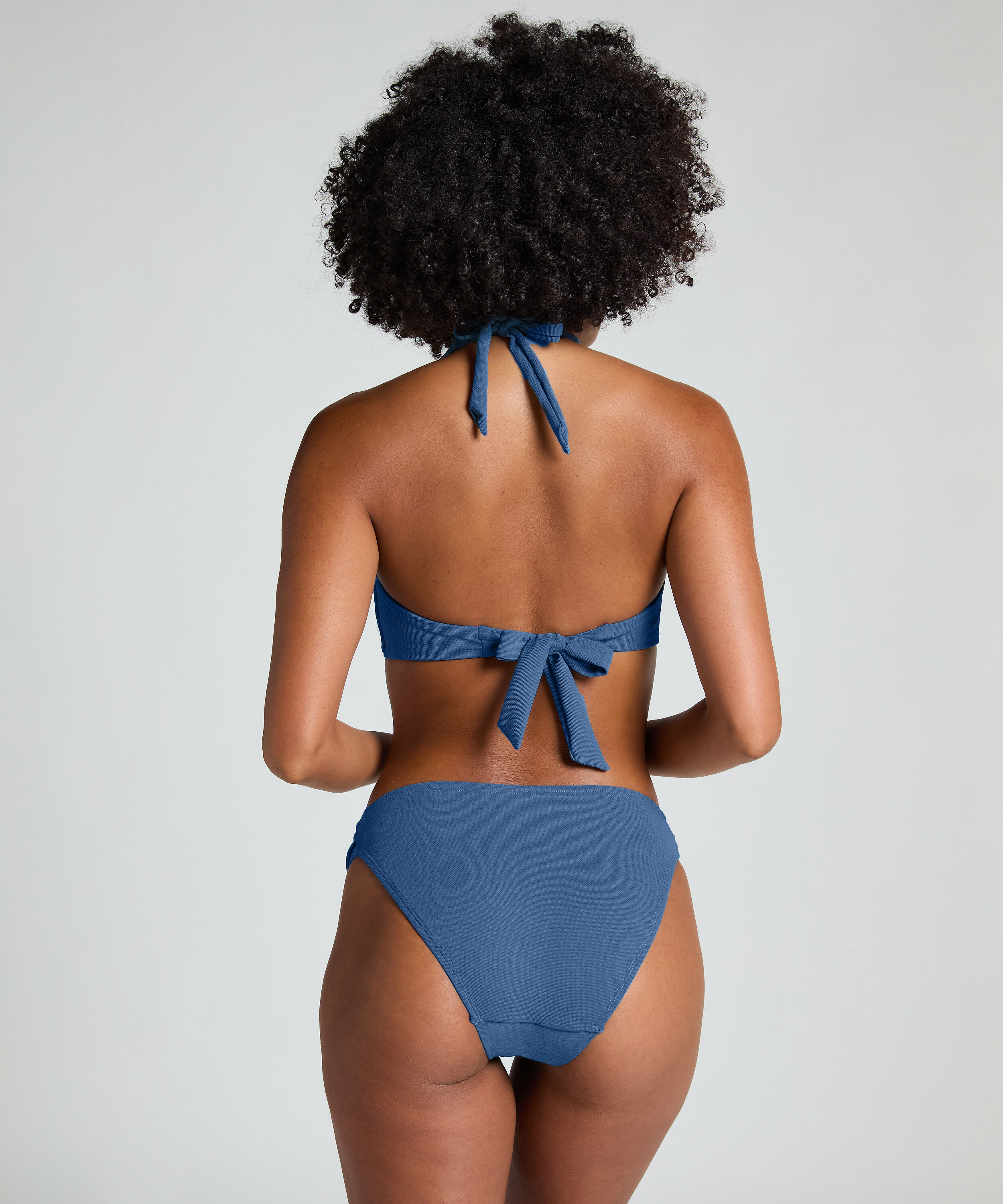 2-delige Dames Bikini Set Met Hoge Taille - Stijlvolle Halternek Voor Strand En Zwembad