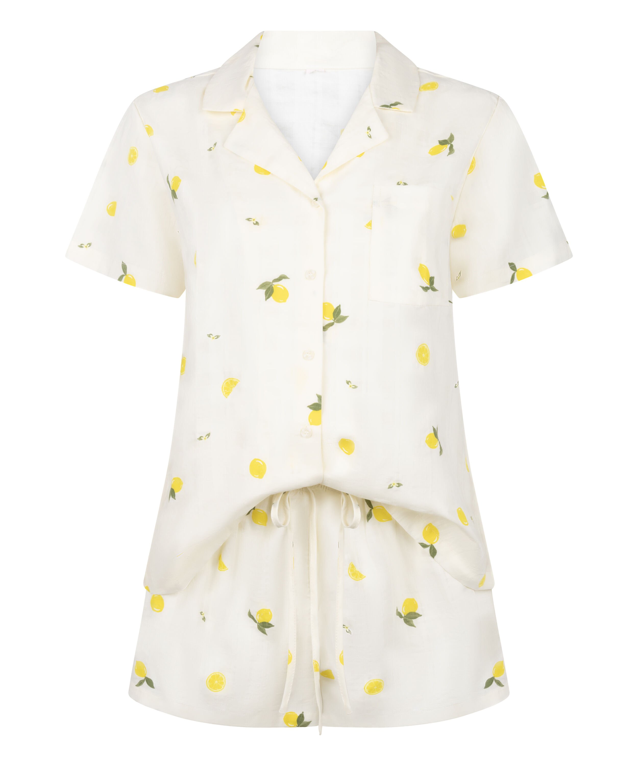 Citroen Pyjama Set, Wit