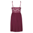 Slipdress Modal lace, Paars