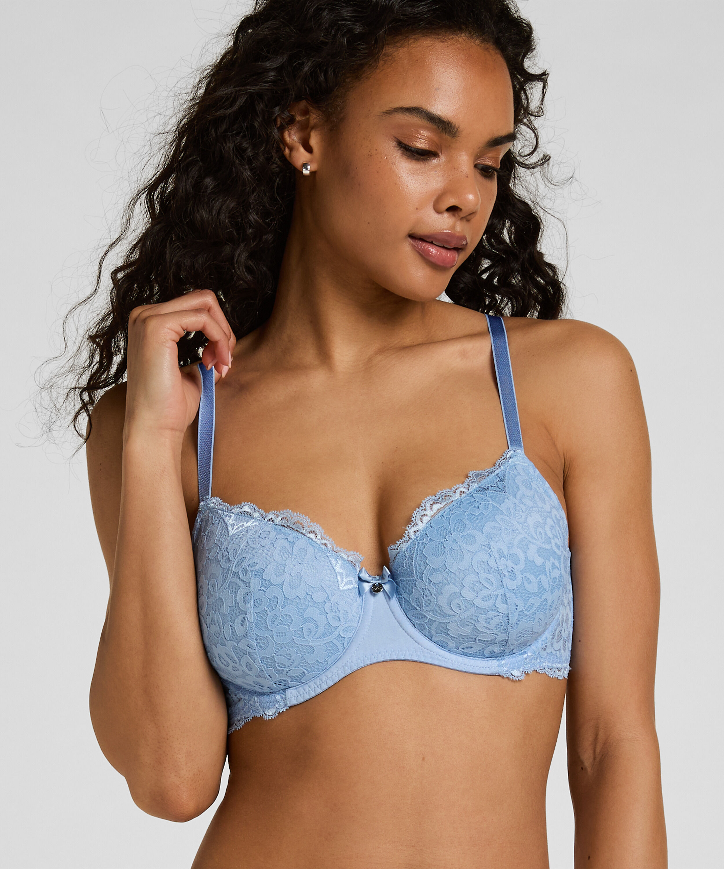 Voorgevormde beugel bh Marine, Blauw Voorgevormde beugel bh Marine, Blauw
