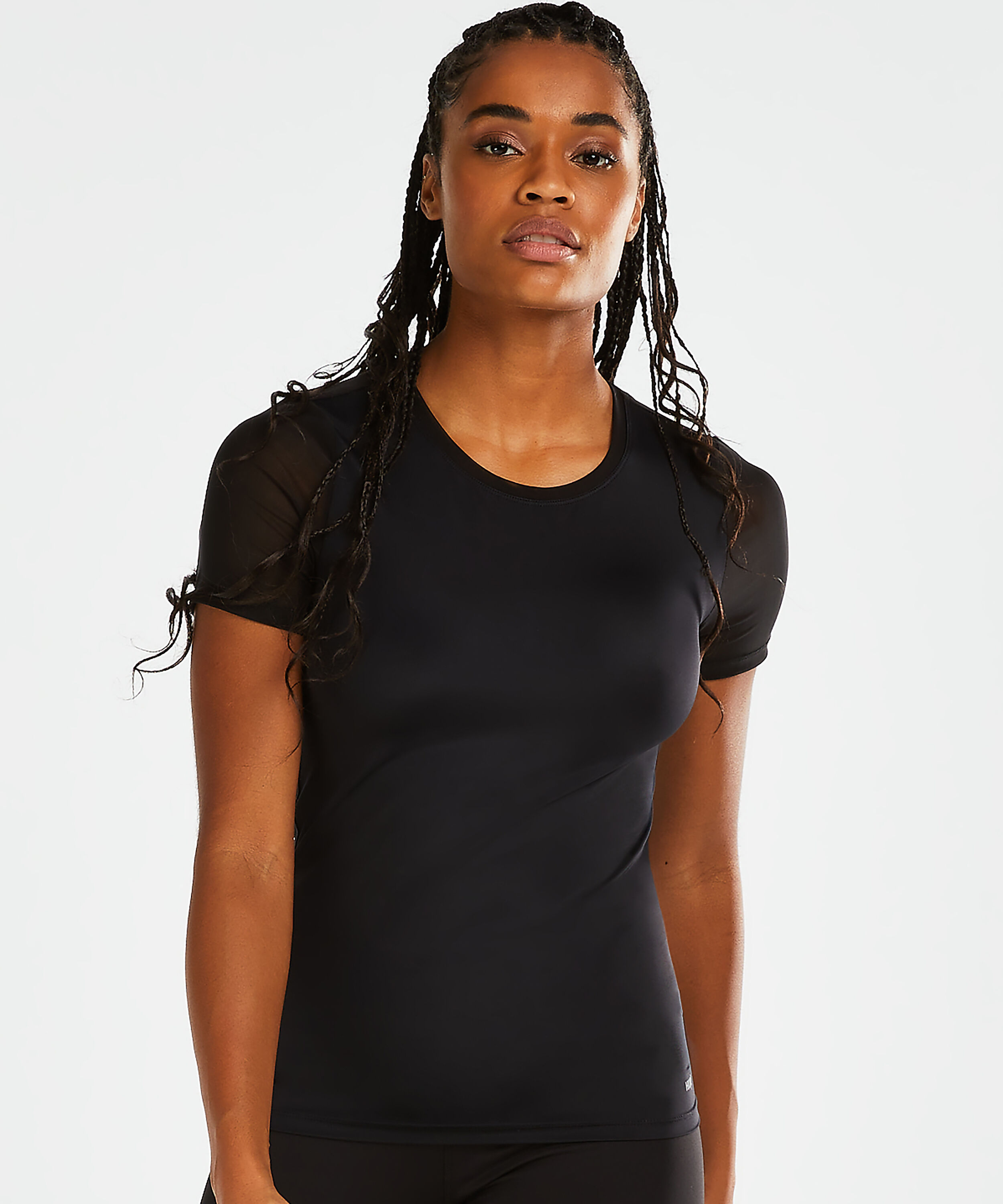 HKMX Sport Shirt Open Rug, Zwart