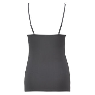 Naadloze spaghetti top, Grijs