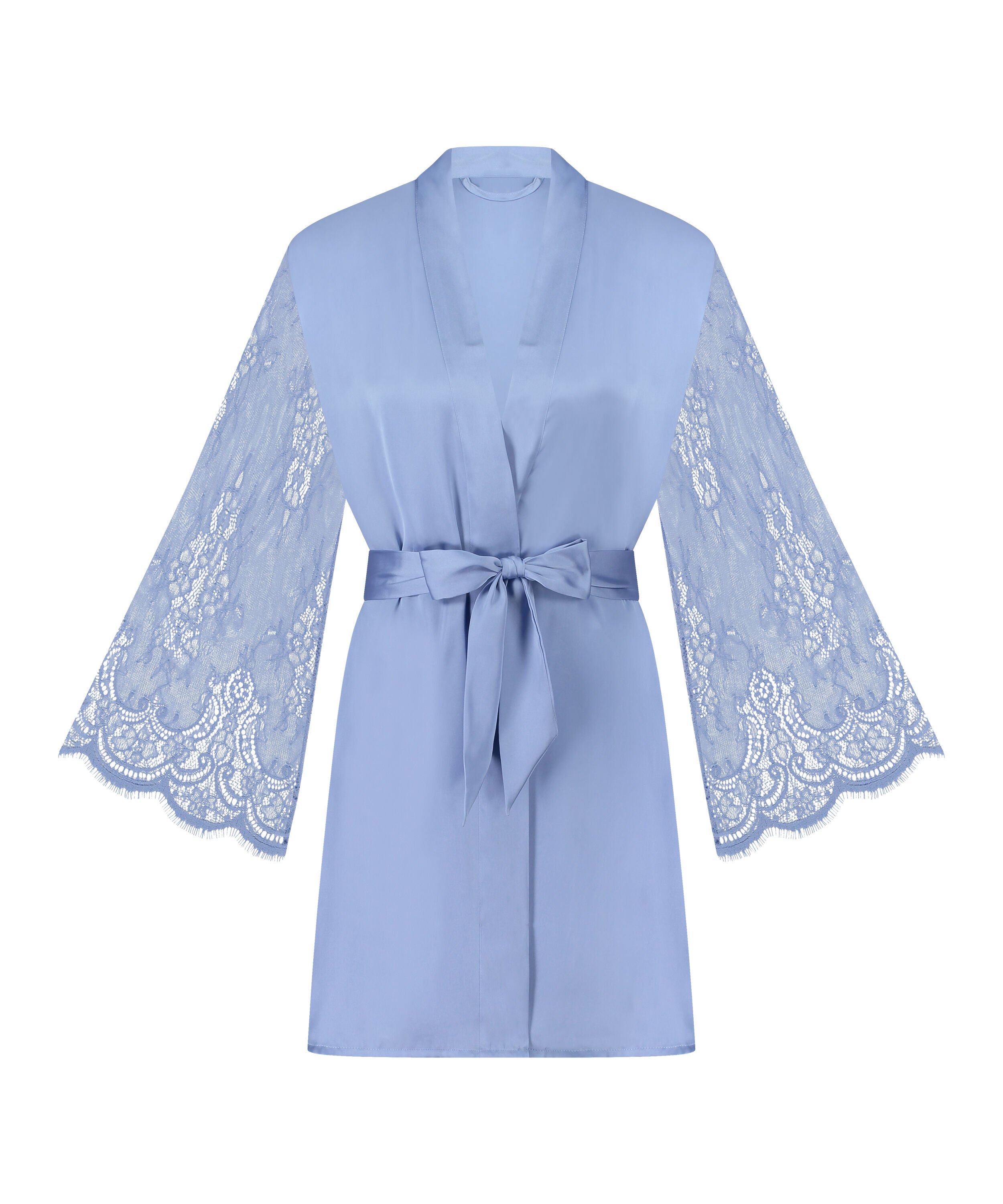 Kimono Satin, Blauw