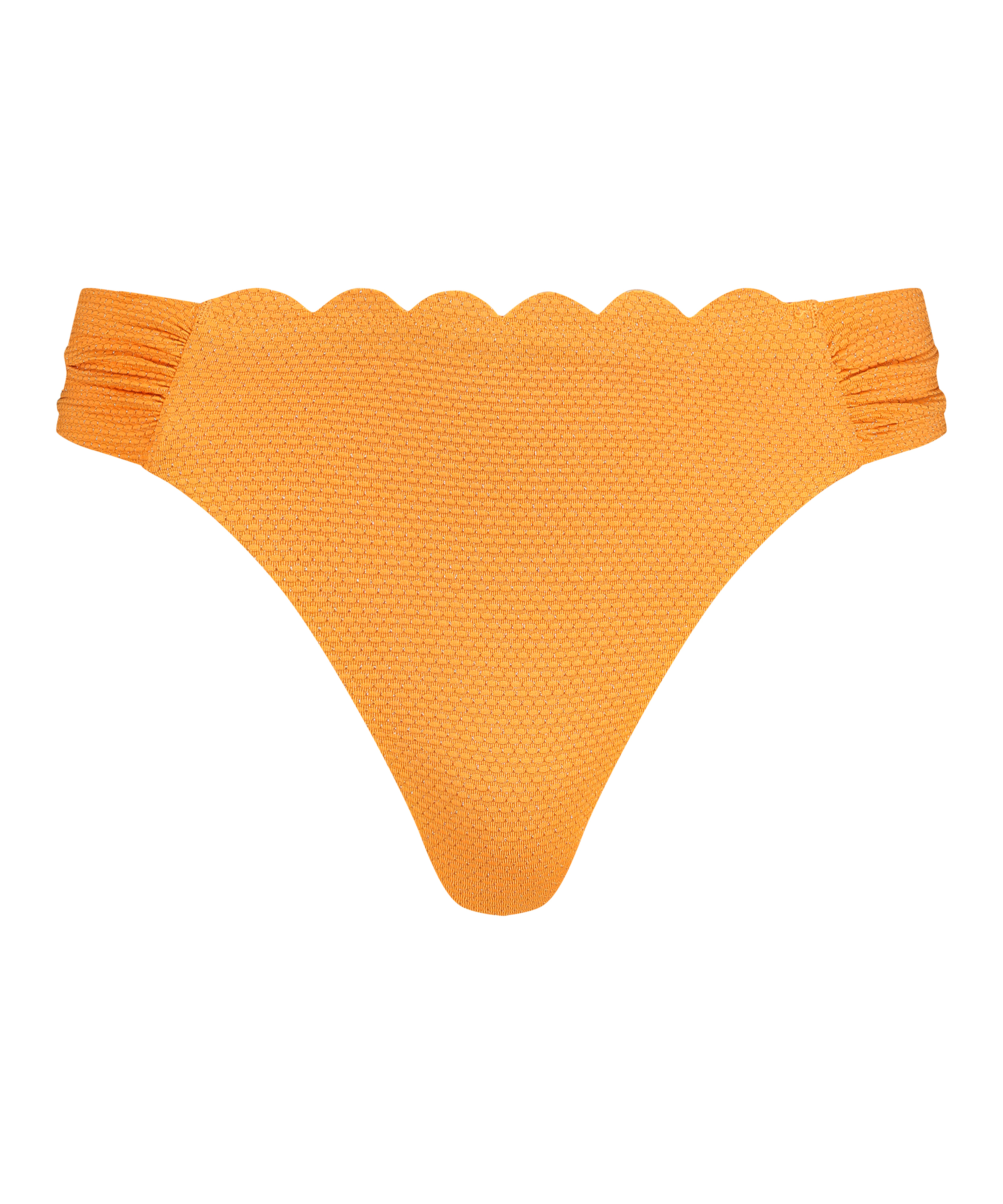 Bikinibroekje Scallop Lurex, Oranje, main