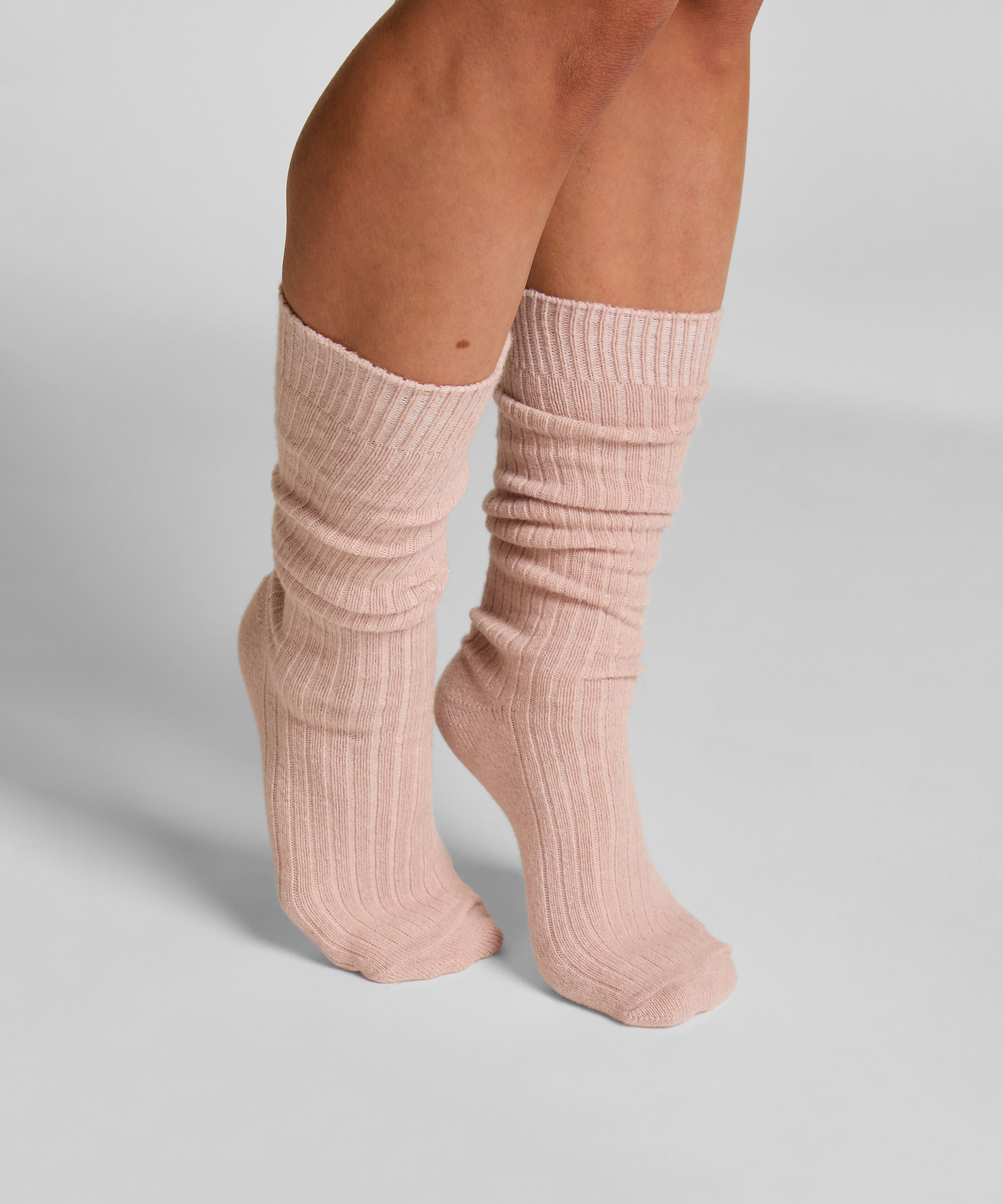 Sokken met Cashmere, Roze
