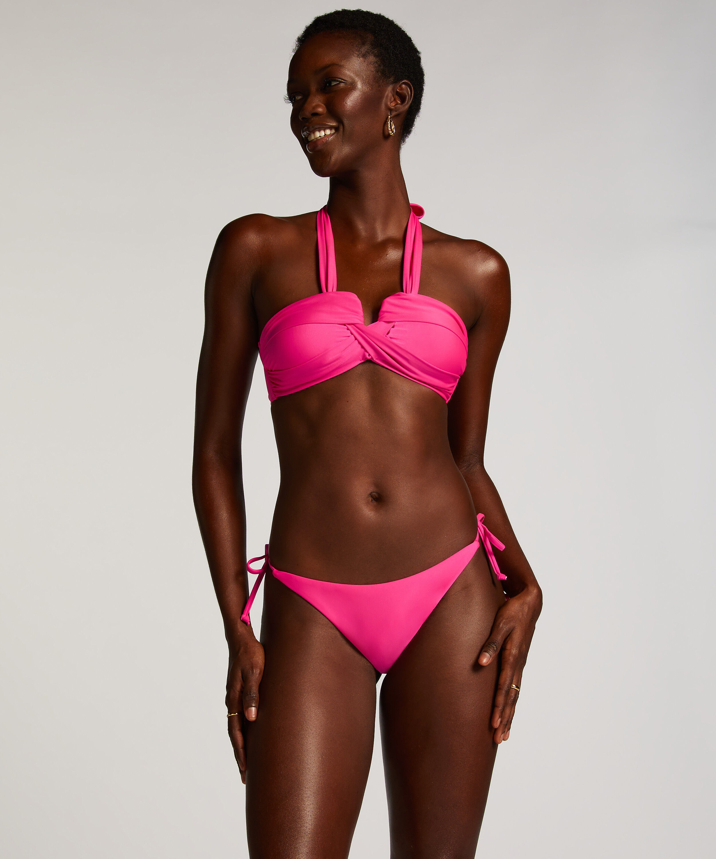 String Bikinibroekje Naples, Roze