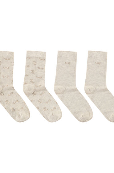 Hunkemöller 2 paar sokken Beige main product image