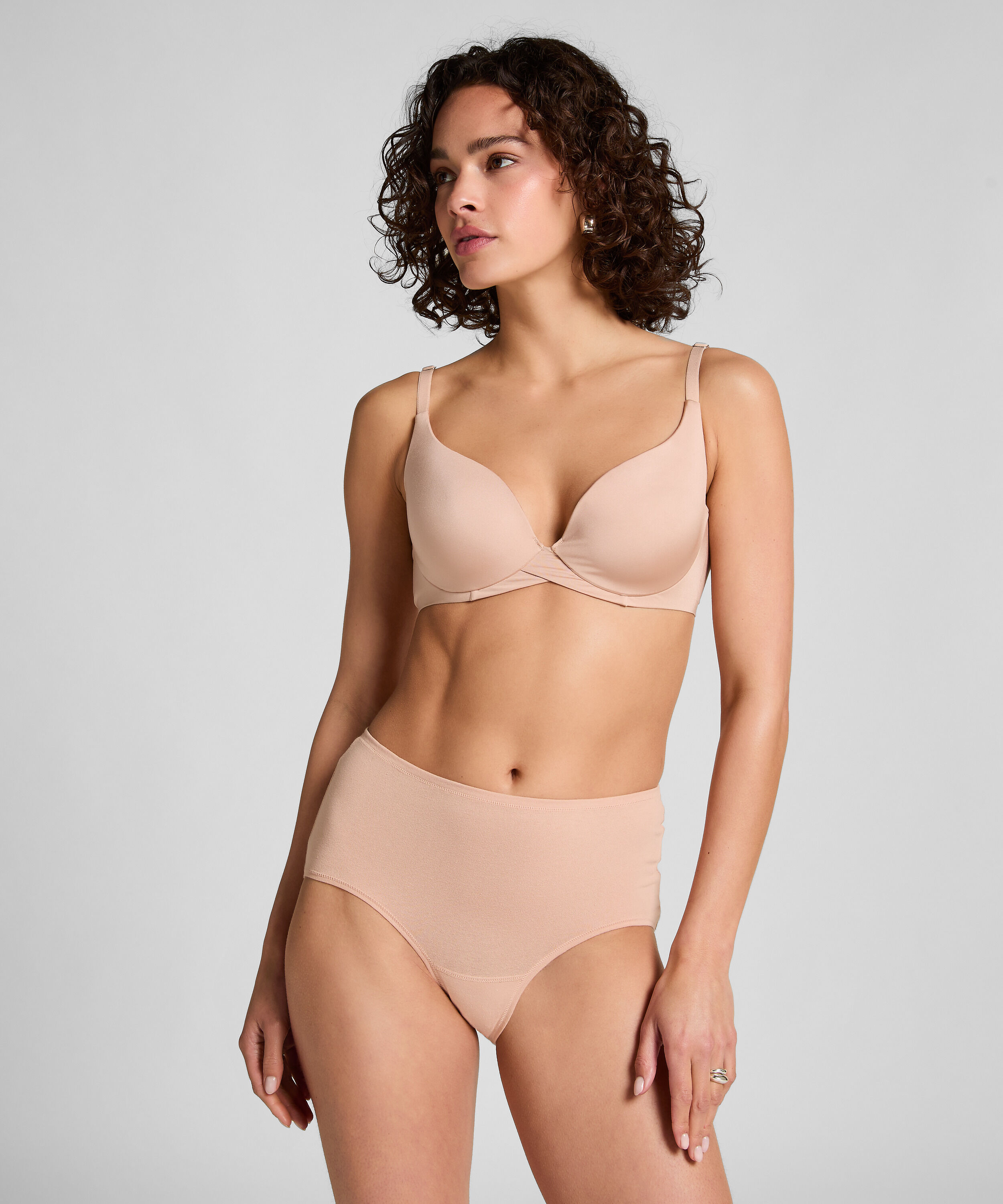 Superslip midi, Beige