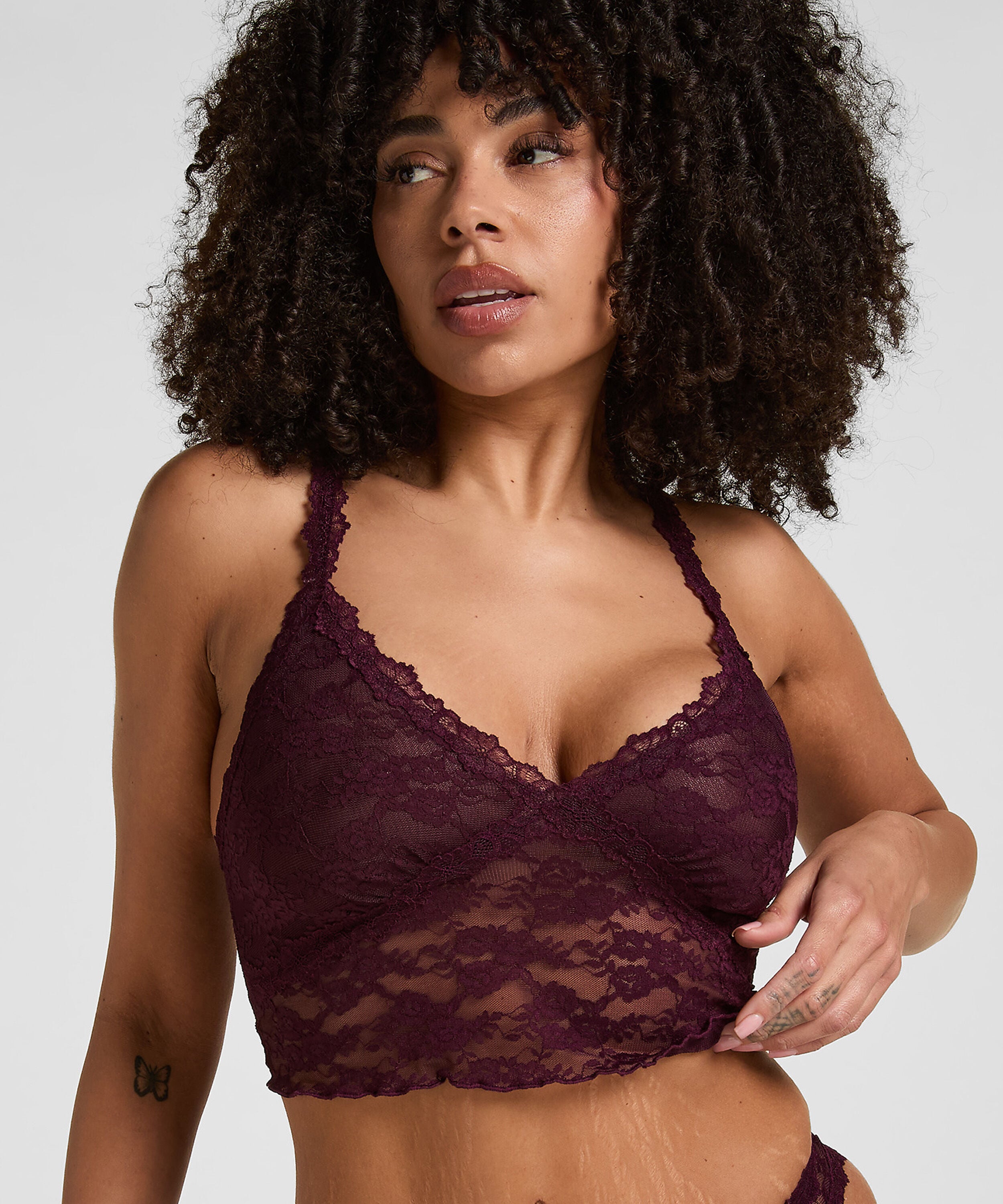 Bralette Aveline, Paars