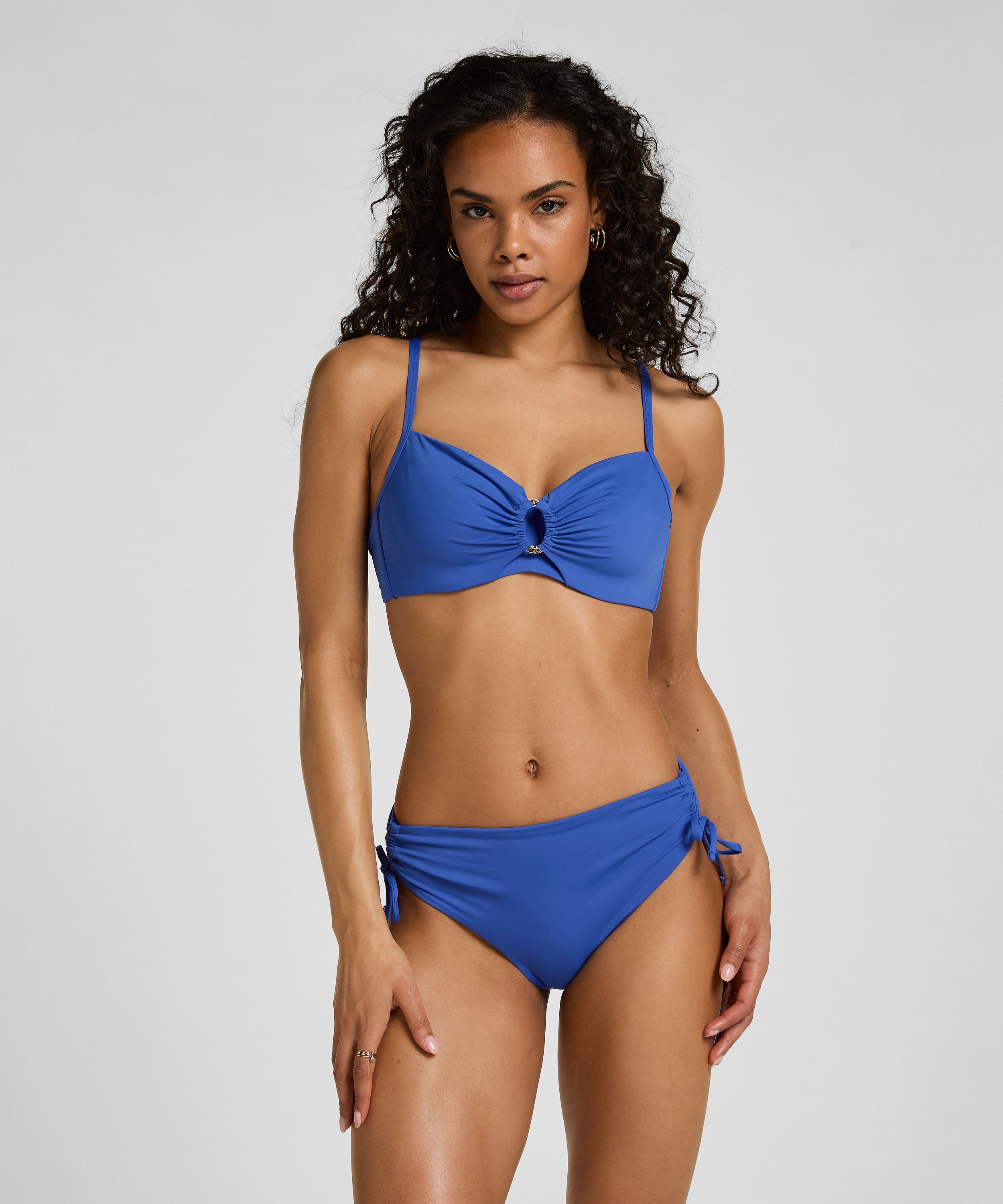Midi Bikinibroekje Luxe, Blauw