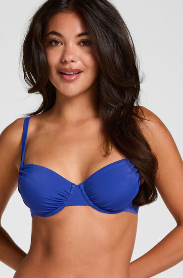 Hunkemöller Voorgevormde Beugel Bikinitop Bardolino Blauw