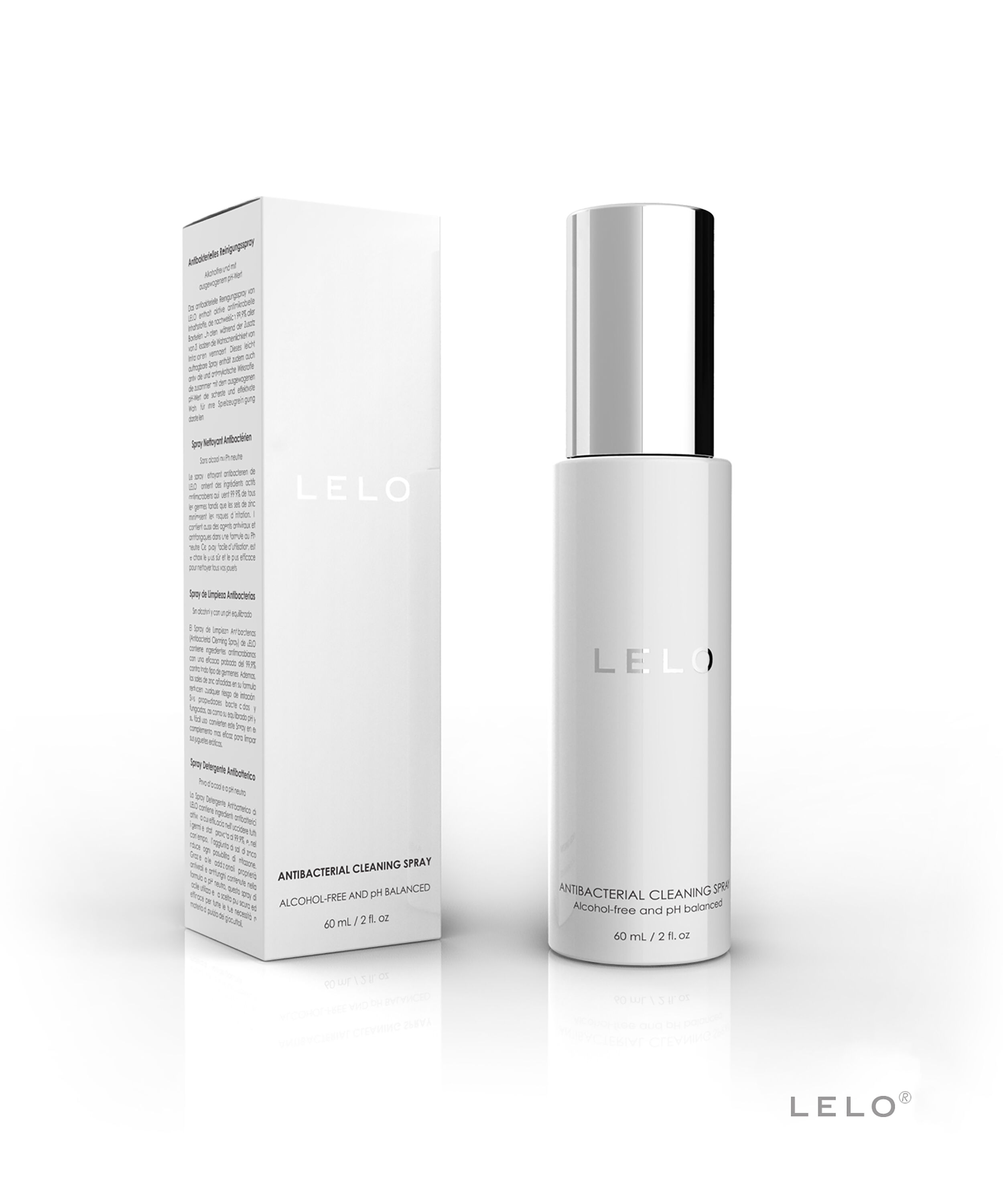 Lelo Premium Cleaning Spray 60 ML, Zwart