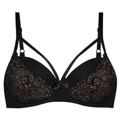Niet-voorgevormde beugel bh Arcelia, Zwart