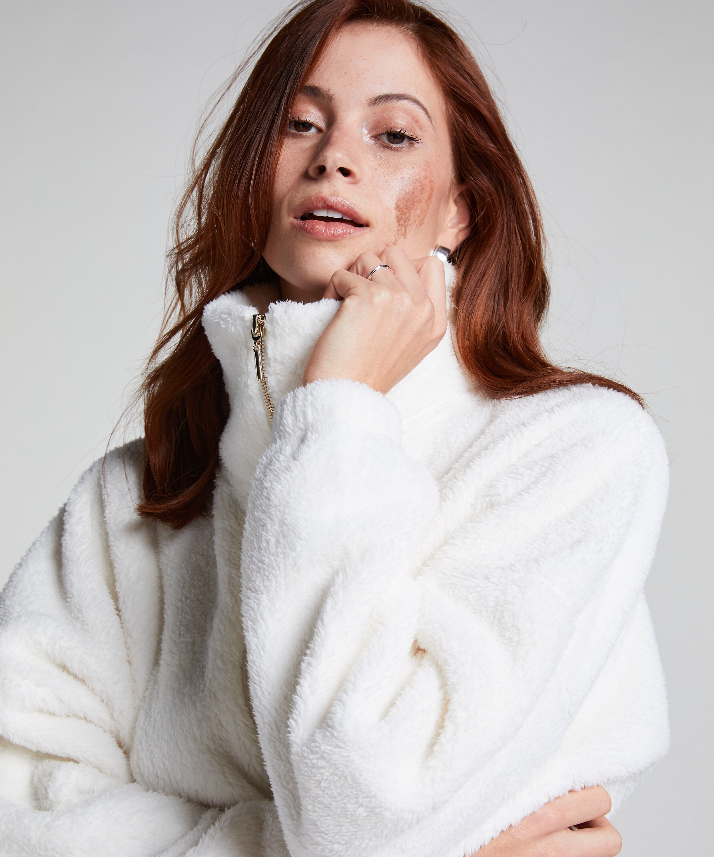 Onesie Fleece - Wit - Onesies - Hunkemöller