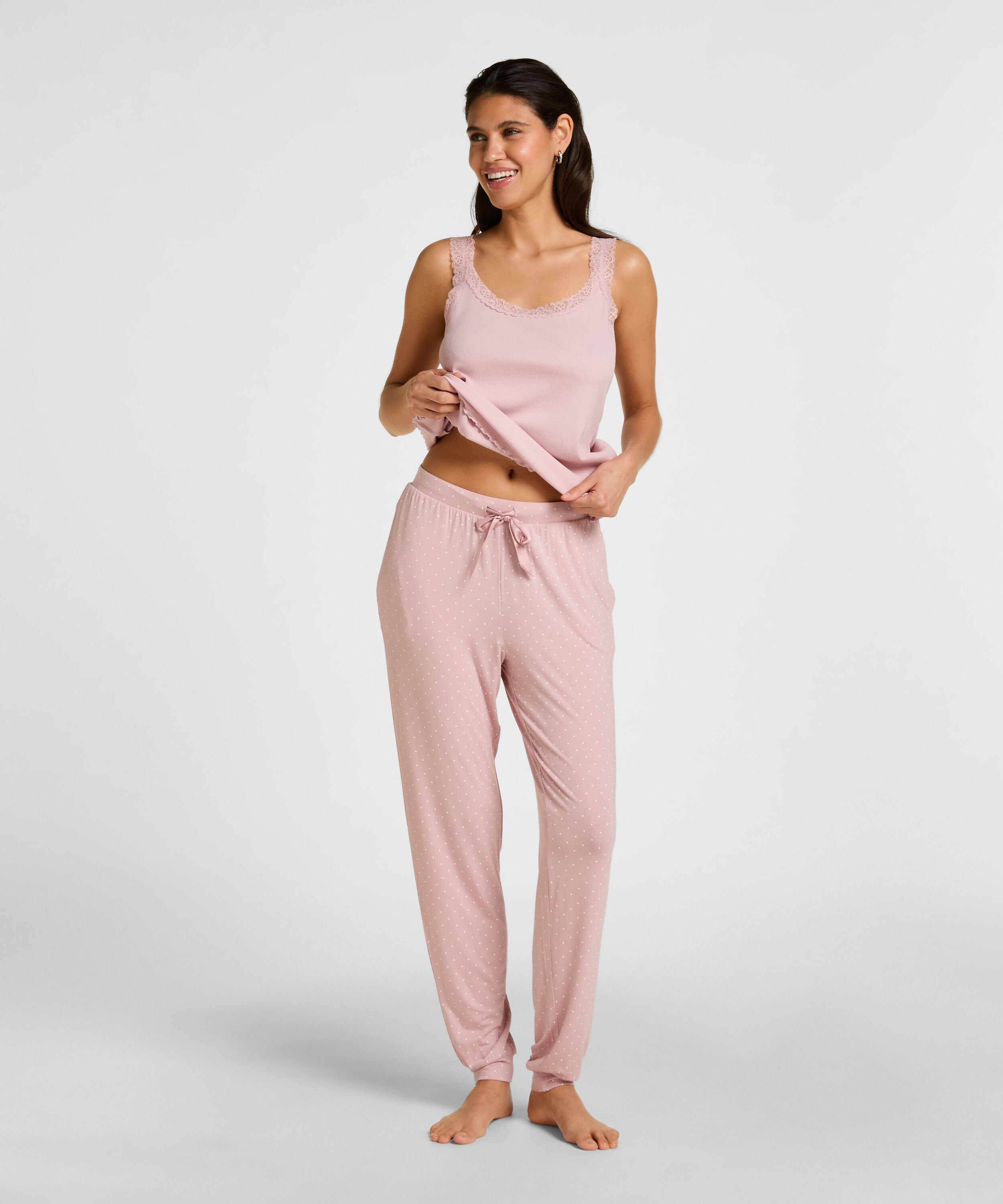 Pyjama broek Jersey, Roze