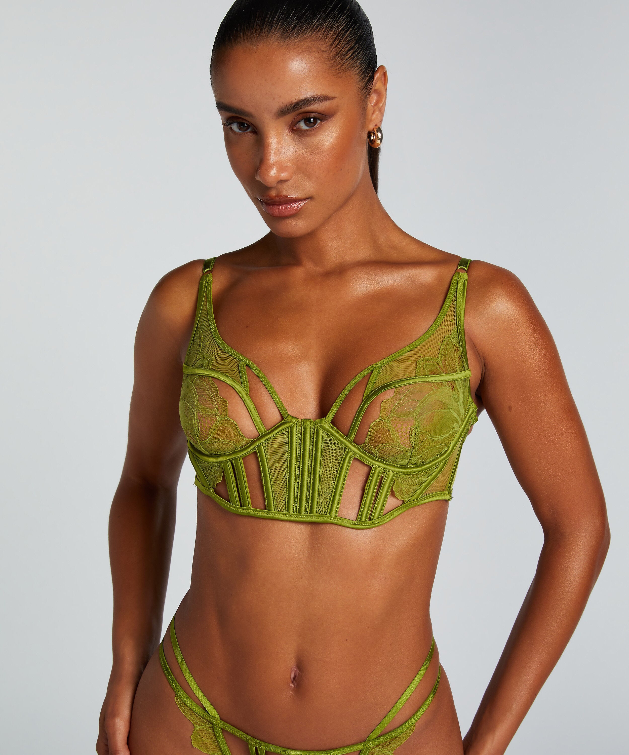 Niet-voorgevormde longline beugel bh Billie