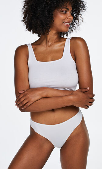 Invisible Brazilian Lace Back, Wit