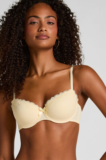 Hunkem&ouml;ller Voorgevormde beugel bh Lola Geel