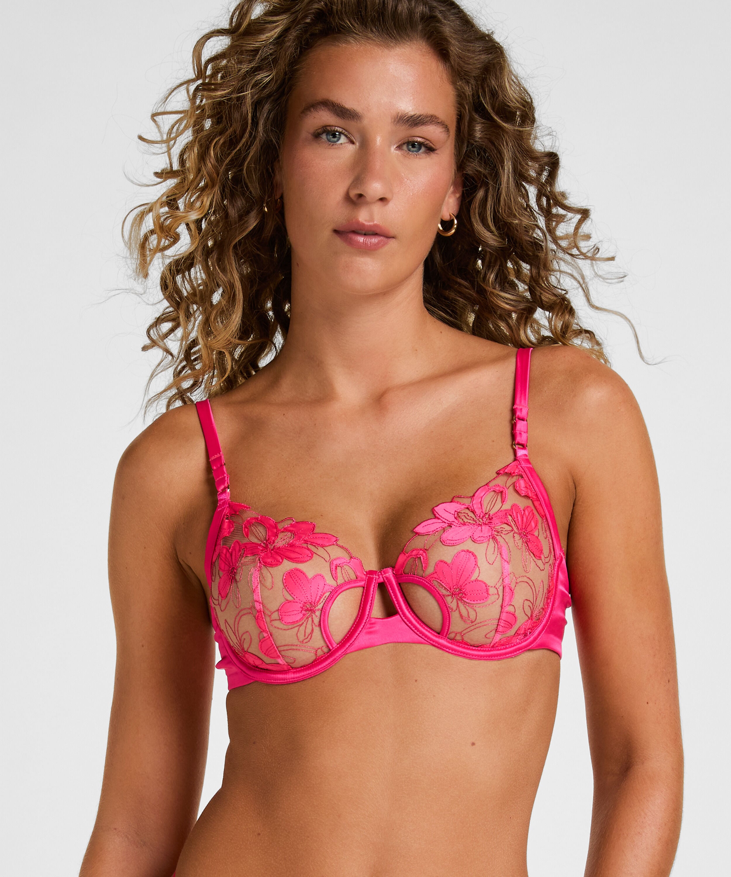 Niet-Voorgevormde Beugel Bh Bearice, Roze Niet-Voorgevormde Beugel Bh Bearice, Roze