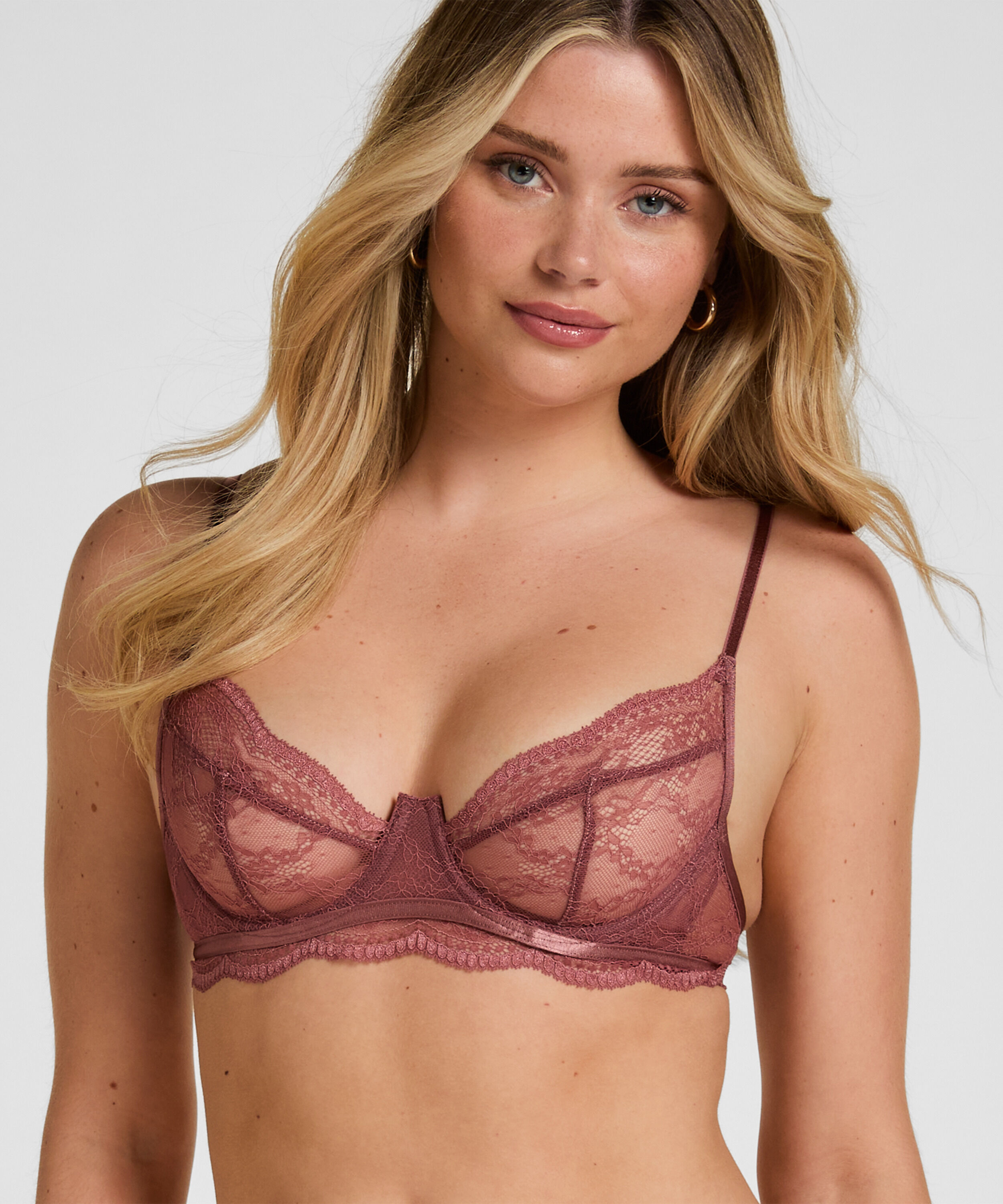 Niet-voorgevormde beugel bh Isabelle, Roze