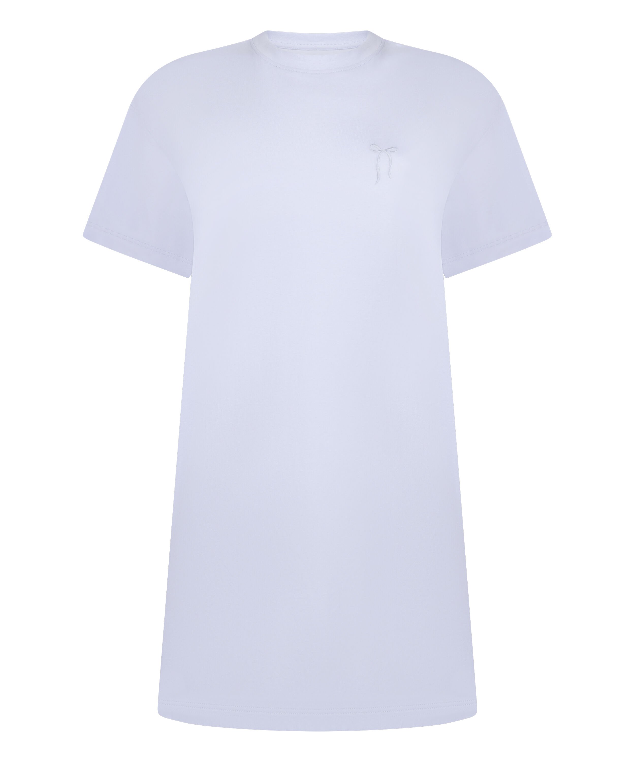 Nachthemd ronde hals, Blauw