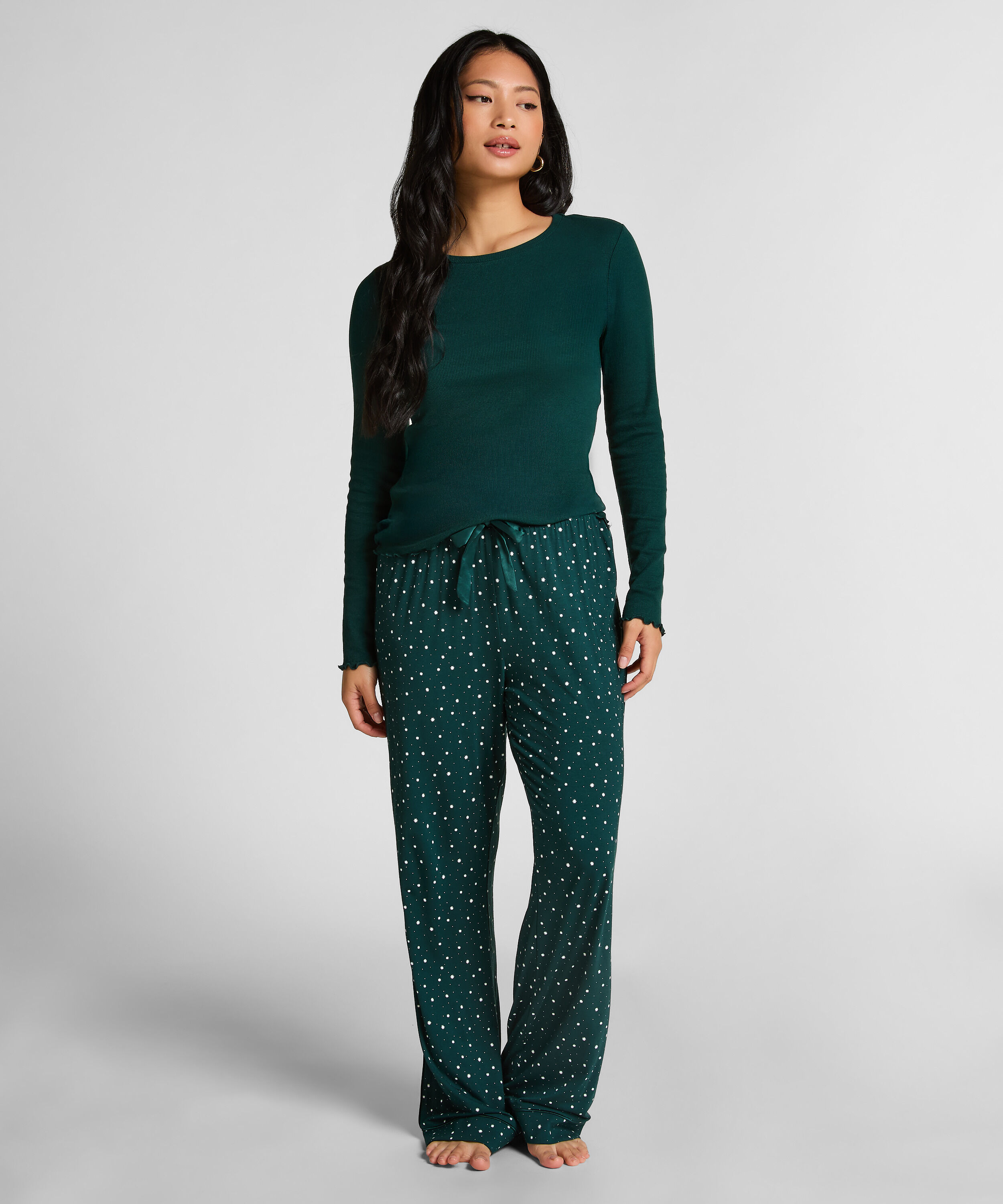 Pyjamabroek Jersey, Groen