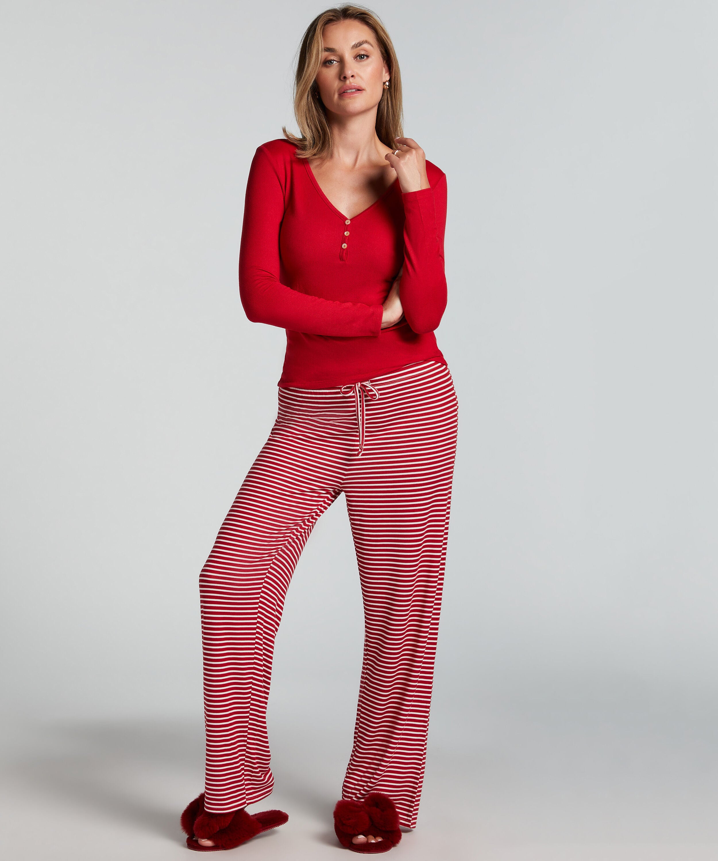 Pyjama set, Rood