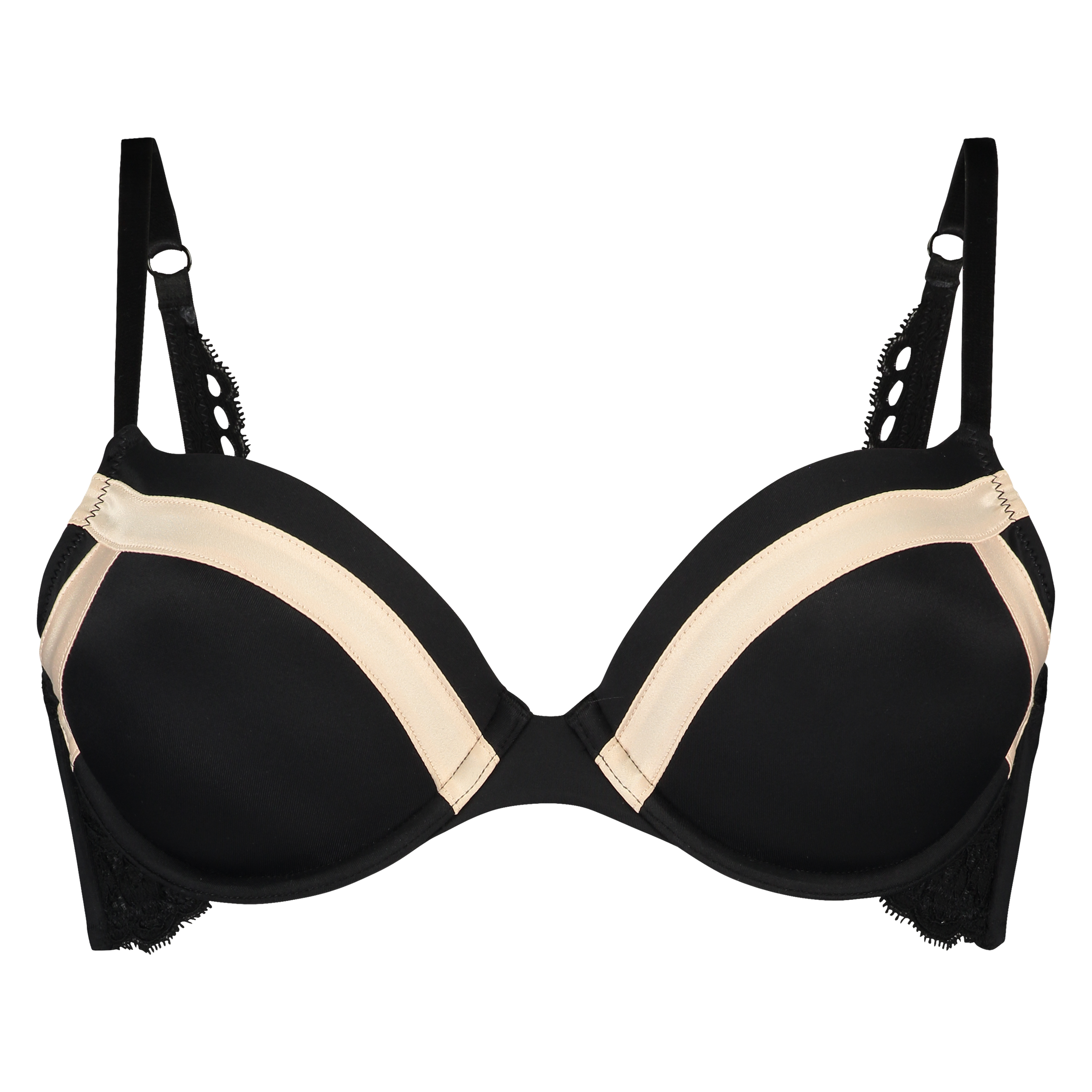 Voorgevormde beugel bh Nikki, Zwart, main