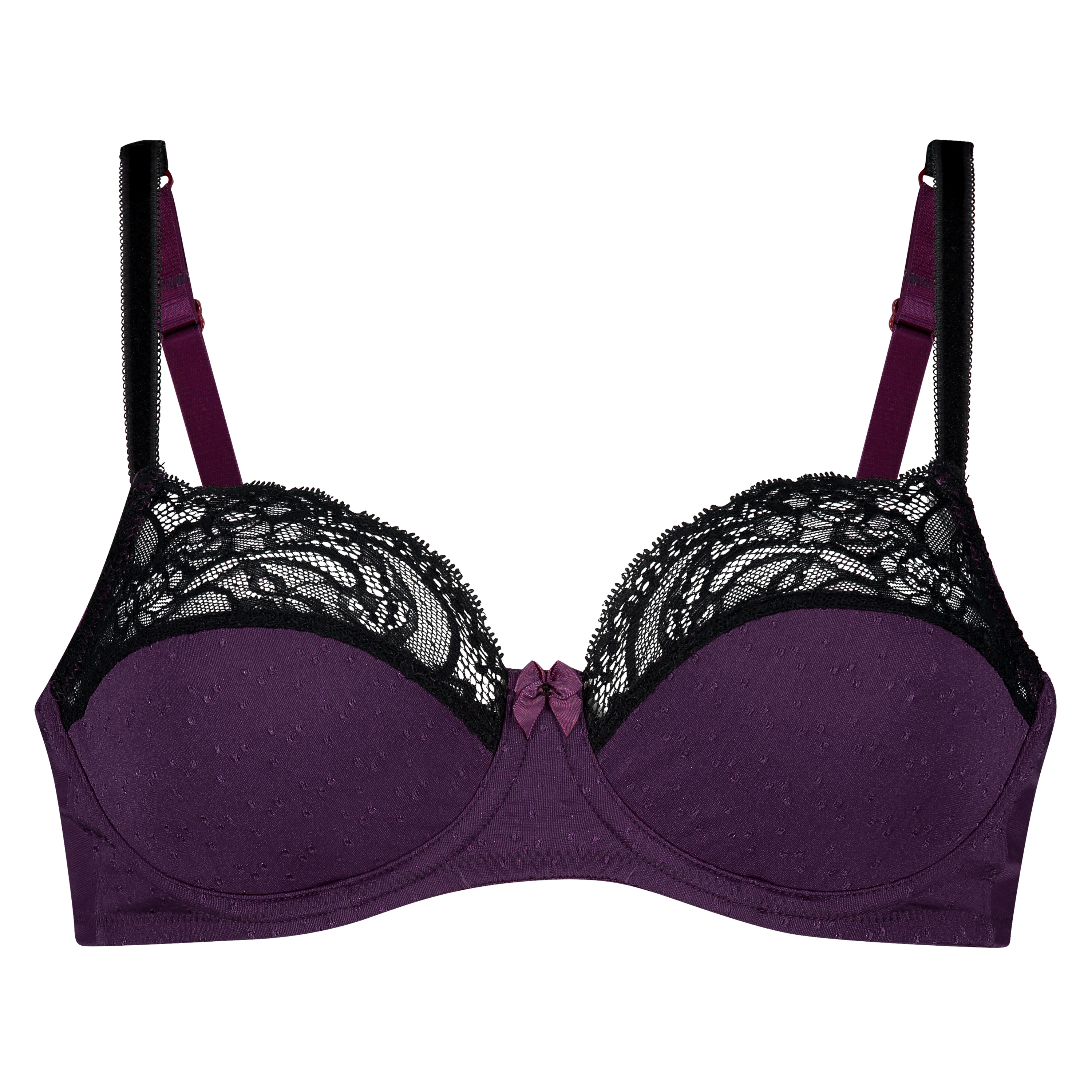 Niet voorgevormde beugel bh Sophie, Paars, main