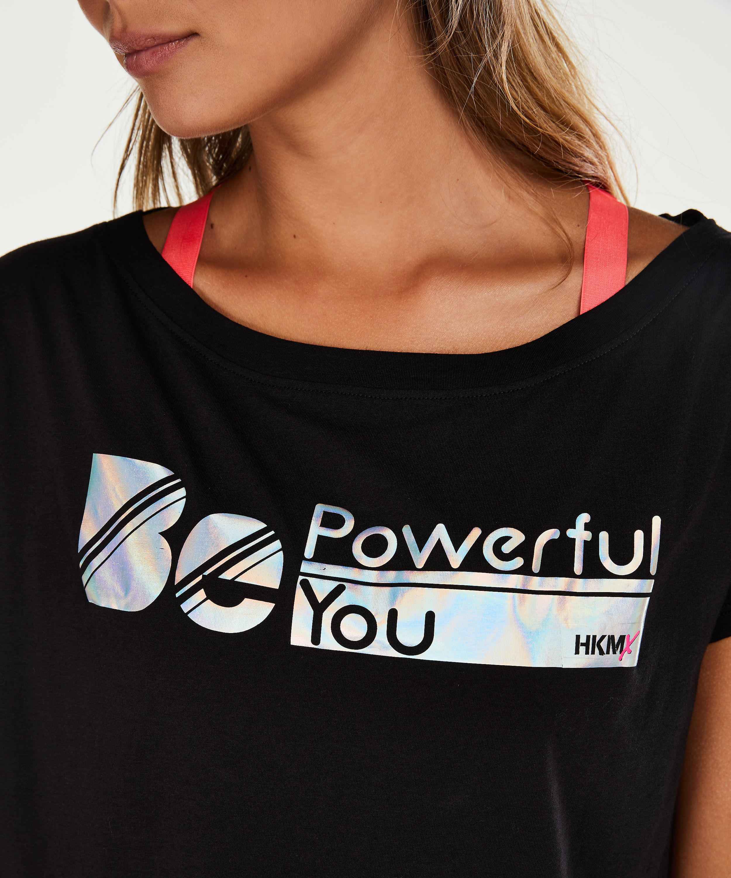 HKMX Sportshirt met korte mouwen, Zwart, main