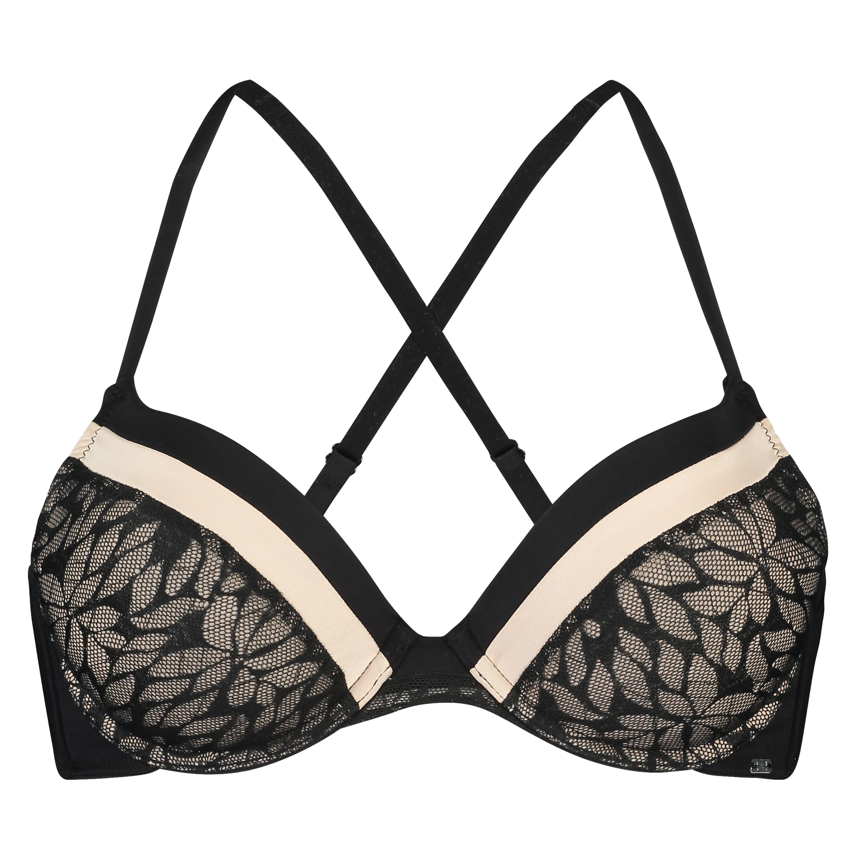 Voorgevormde beugel bh Leslie, Zwart, main