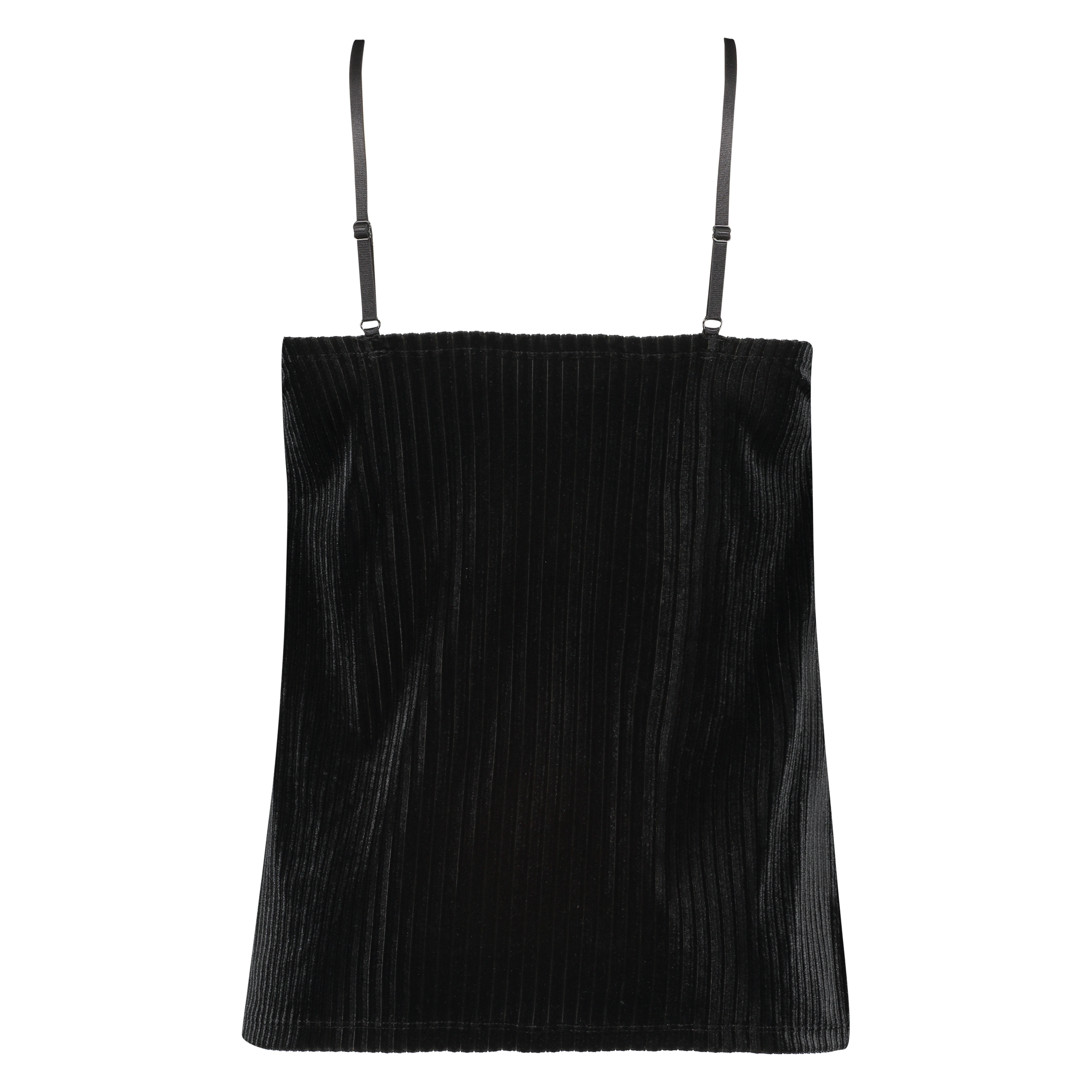 Cami Velours Rib Lace, Groen, main